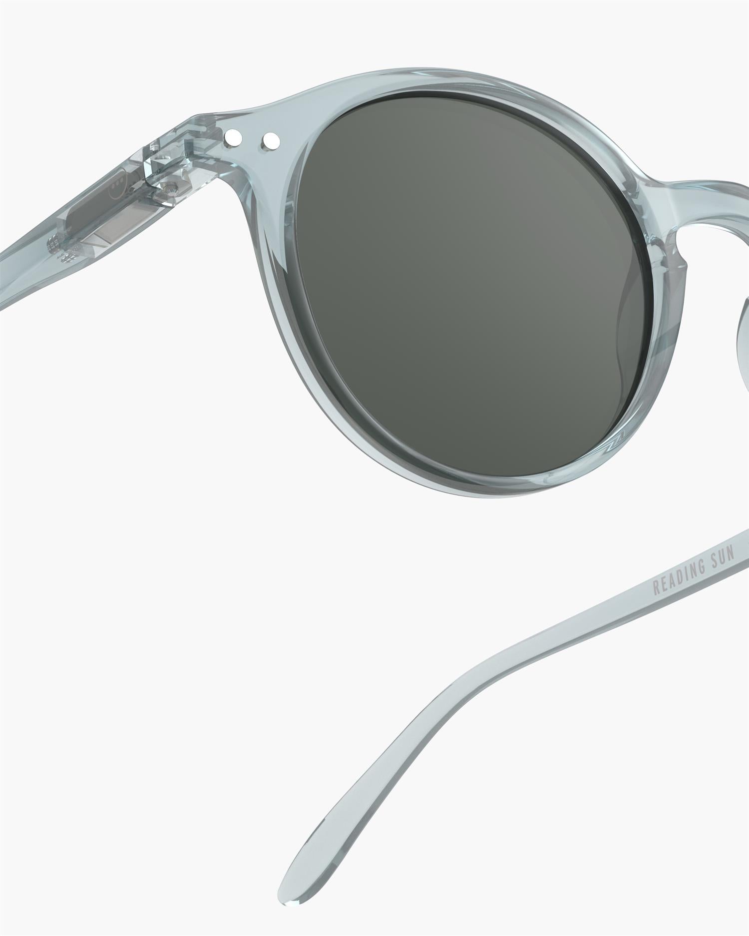 Reading Sun D - Crystal/ green lenses