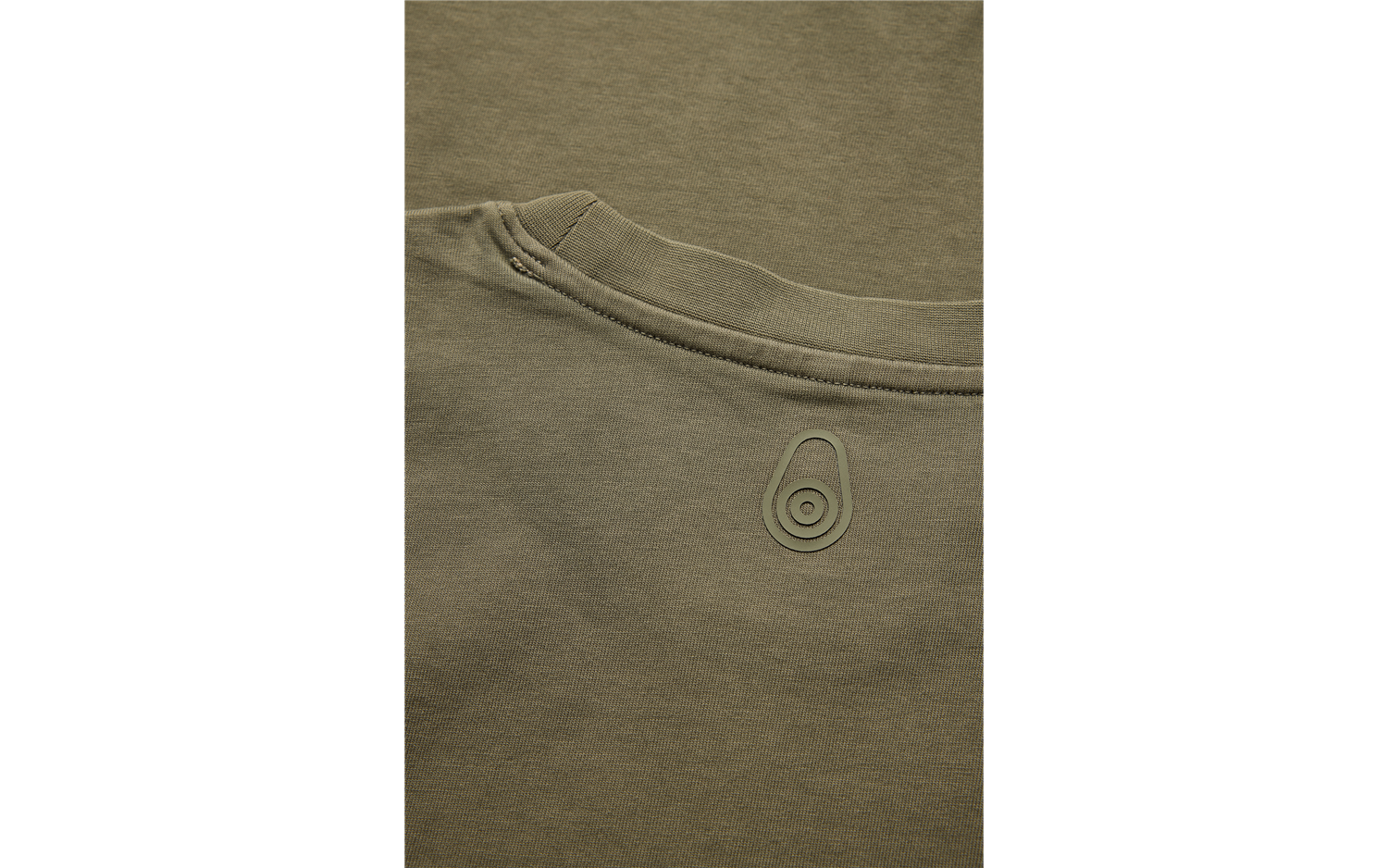 Wind pigment tee - Mud green