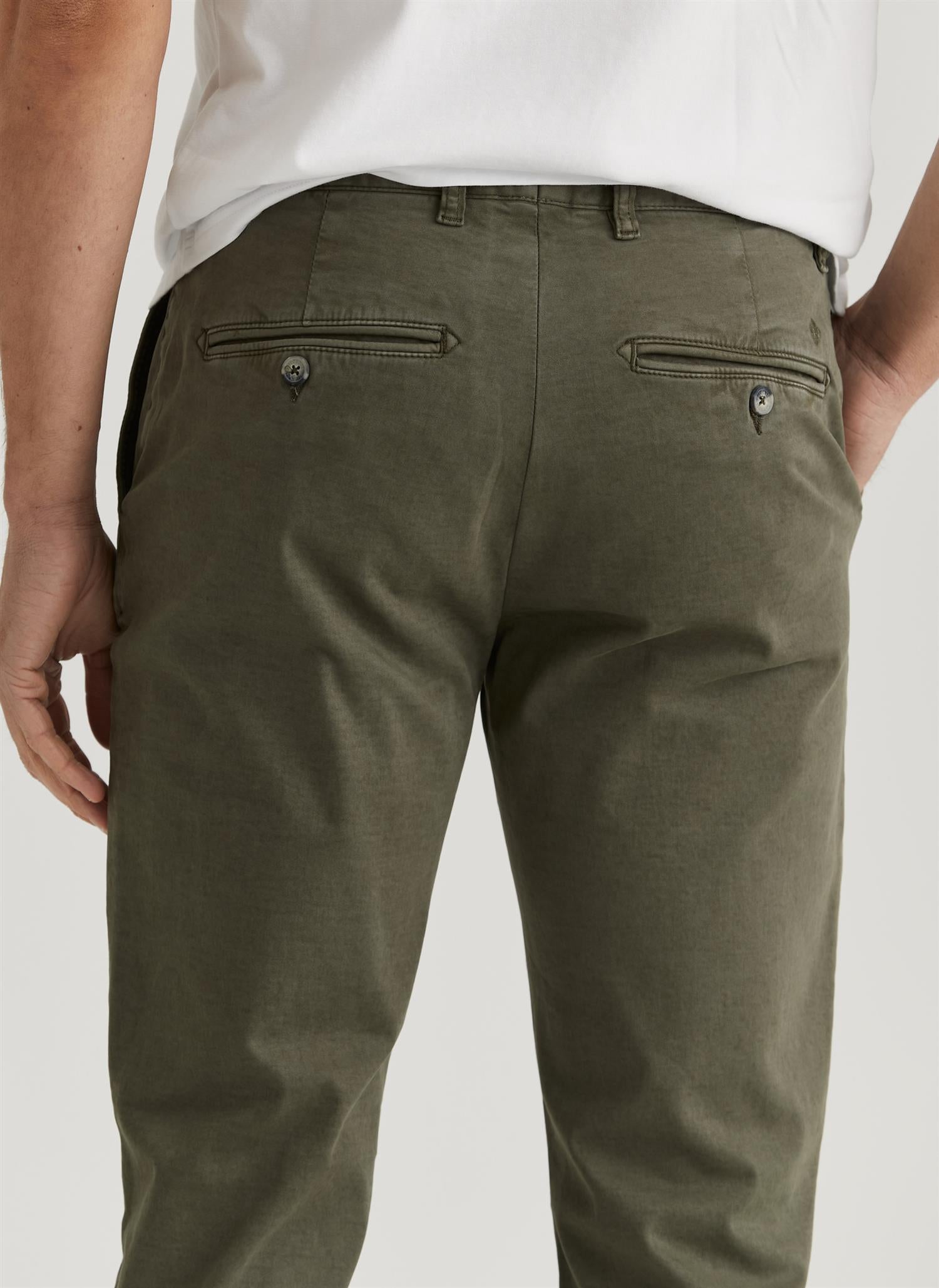 Jeffrey Brushed Chino- Olive