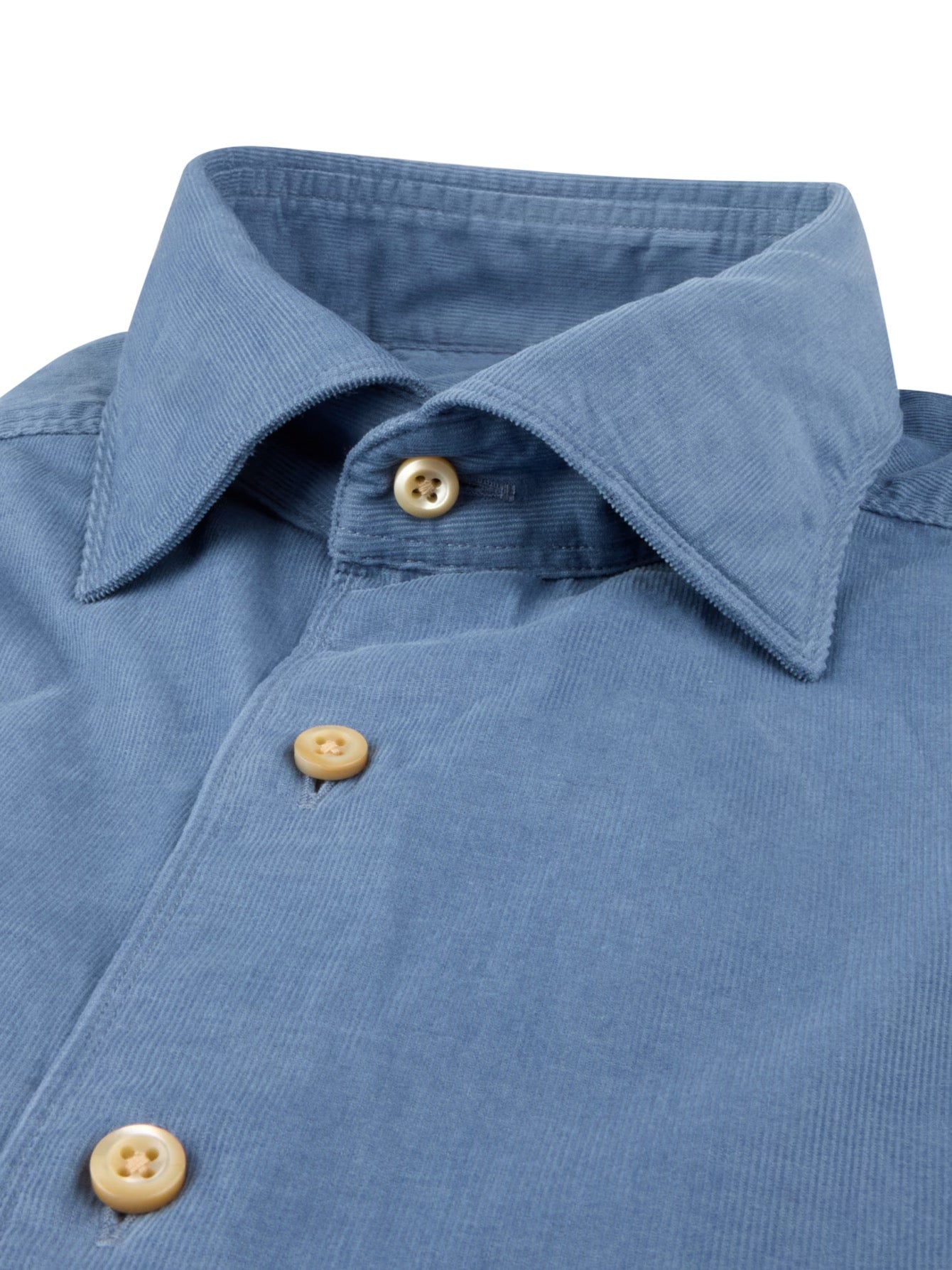 Slimline cord shirt casual- Blue 120