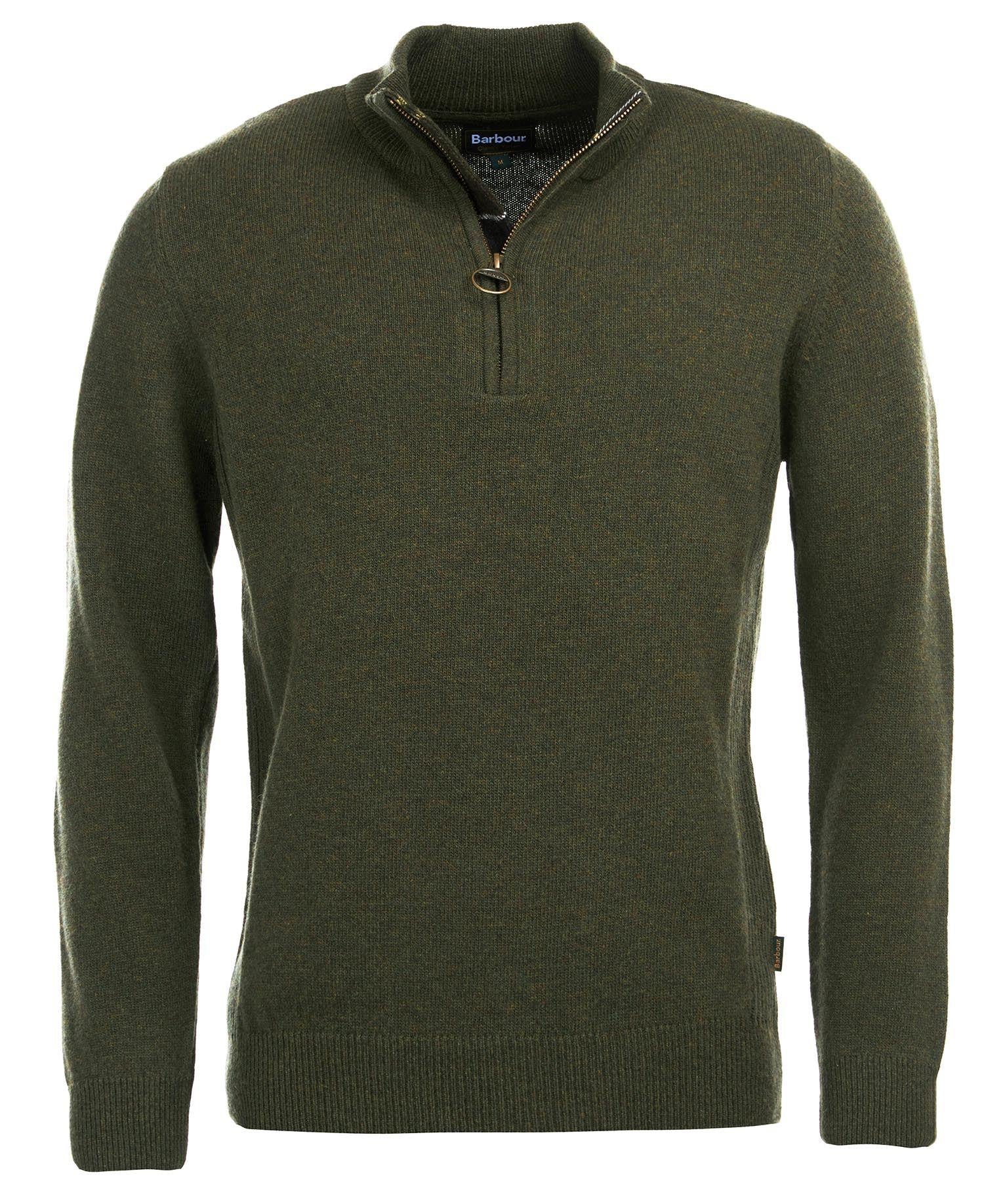 Holden Half zip-  Olive marl