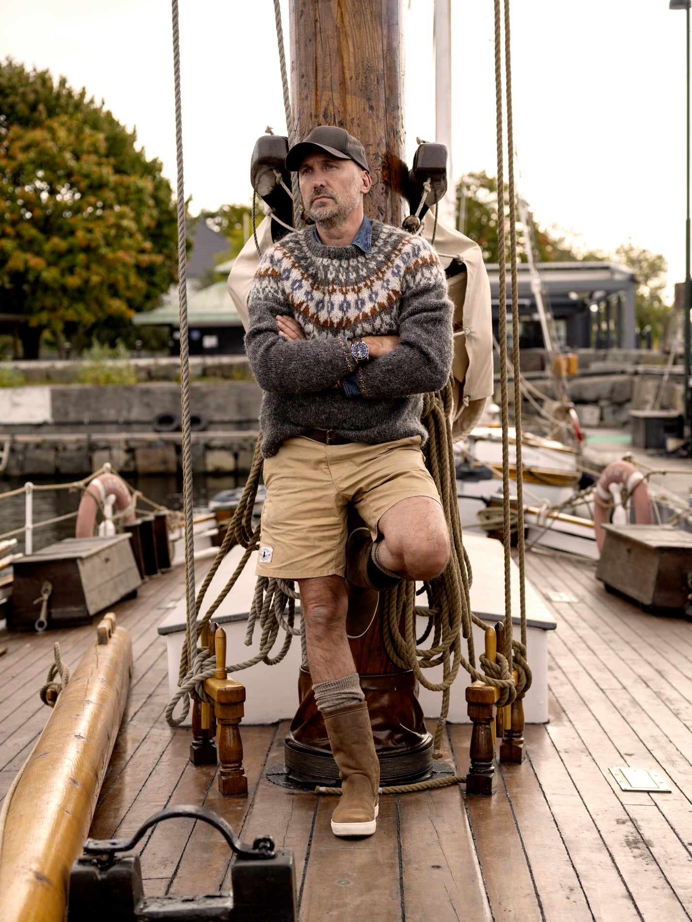 High cut non lace- Brown