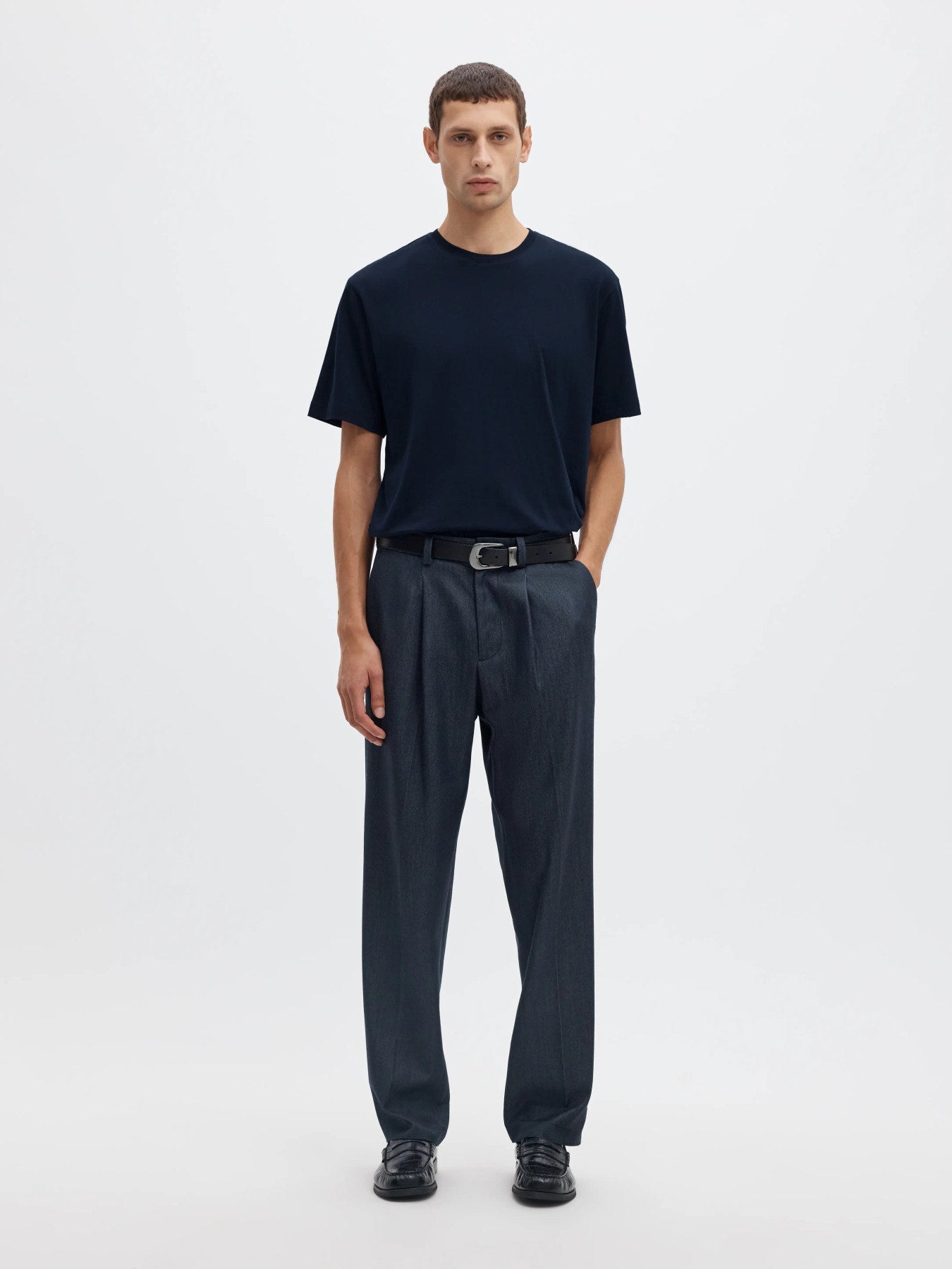 Mount ss o-neck tee - Sky captain
