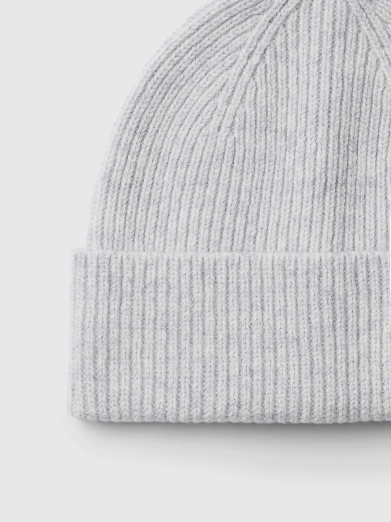 Mason merino wool beanie - Light grey