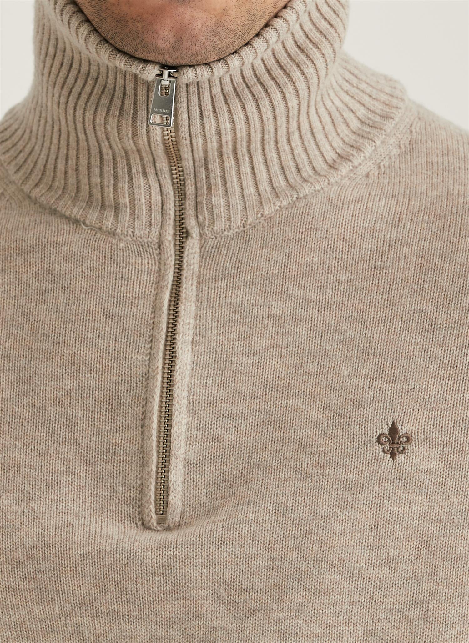 Hertford Half Zip- Khaki