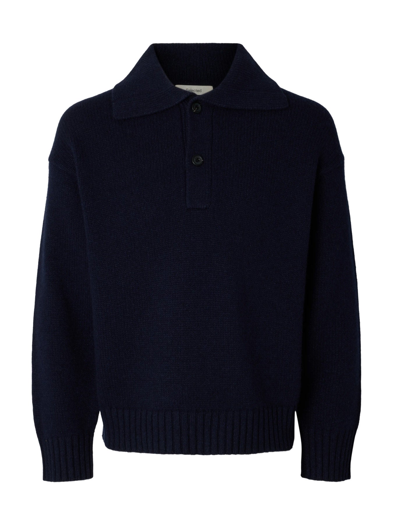 Cody ls knit polo- Sky captain