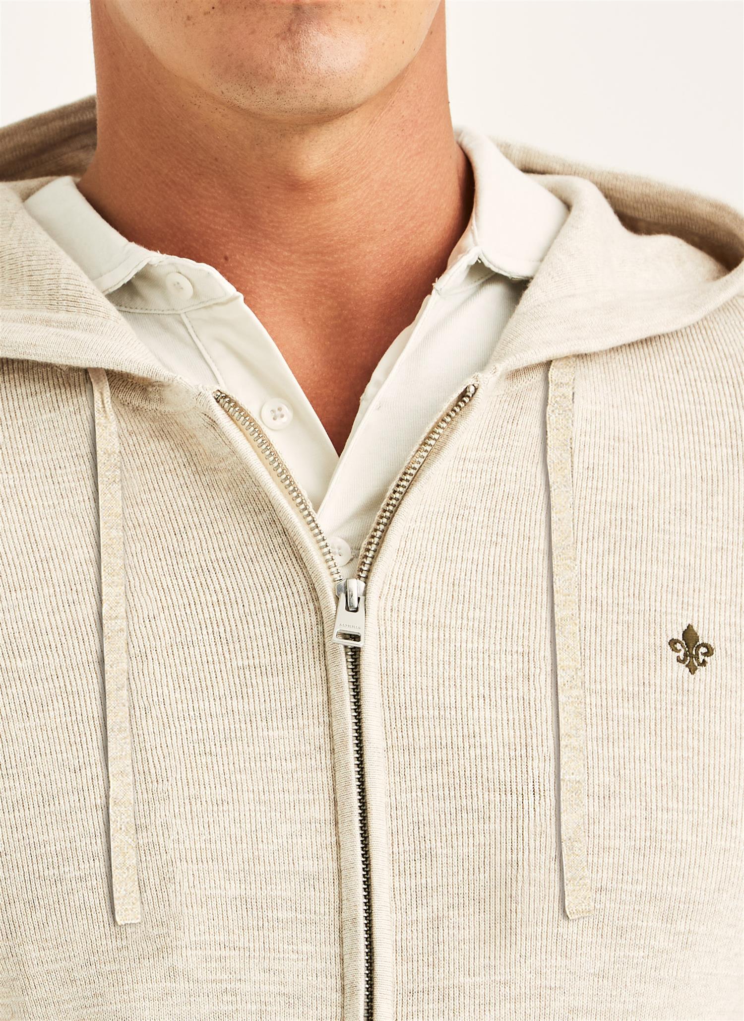 Randall Zip Hood- Khaki