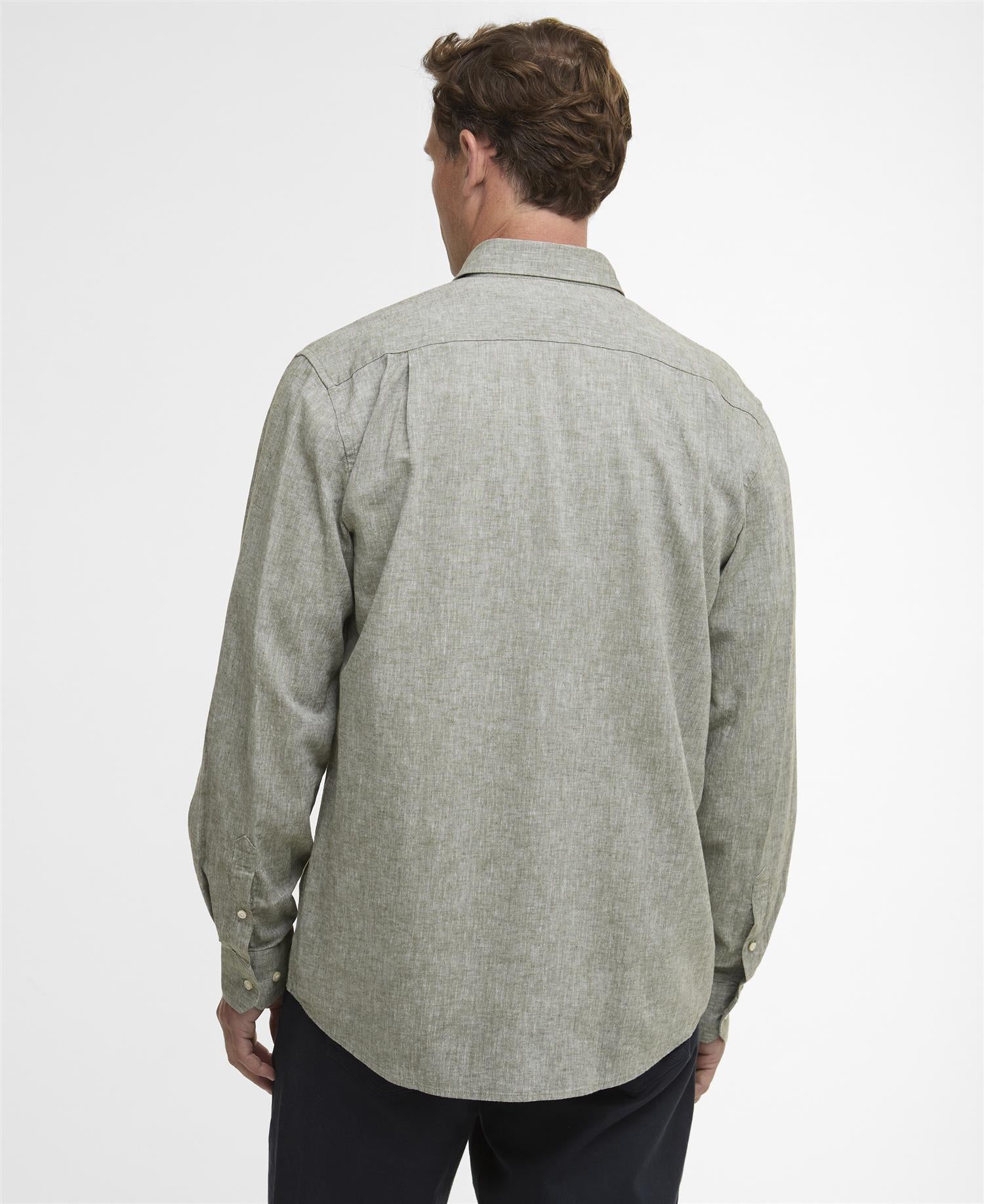 Nelson tailored shirt -Bleached olive