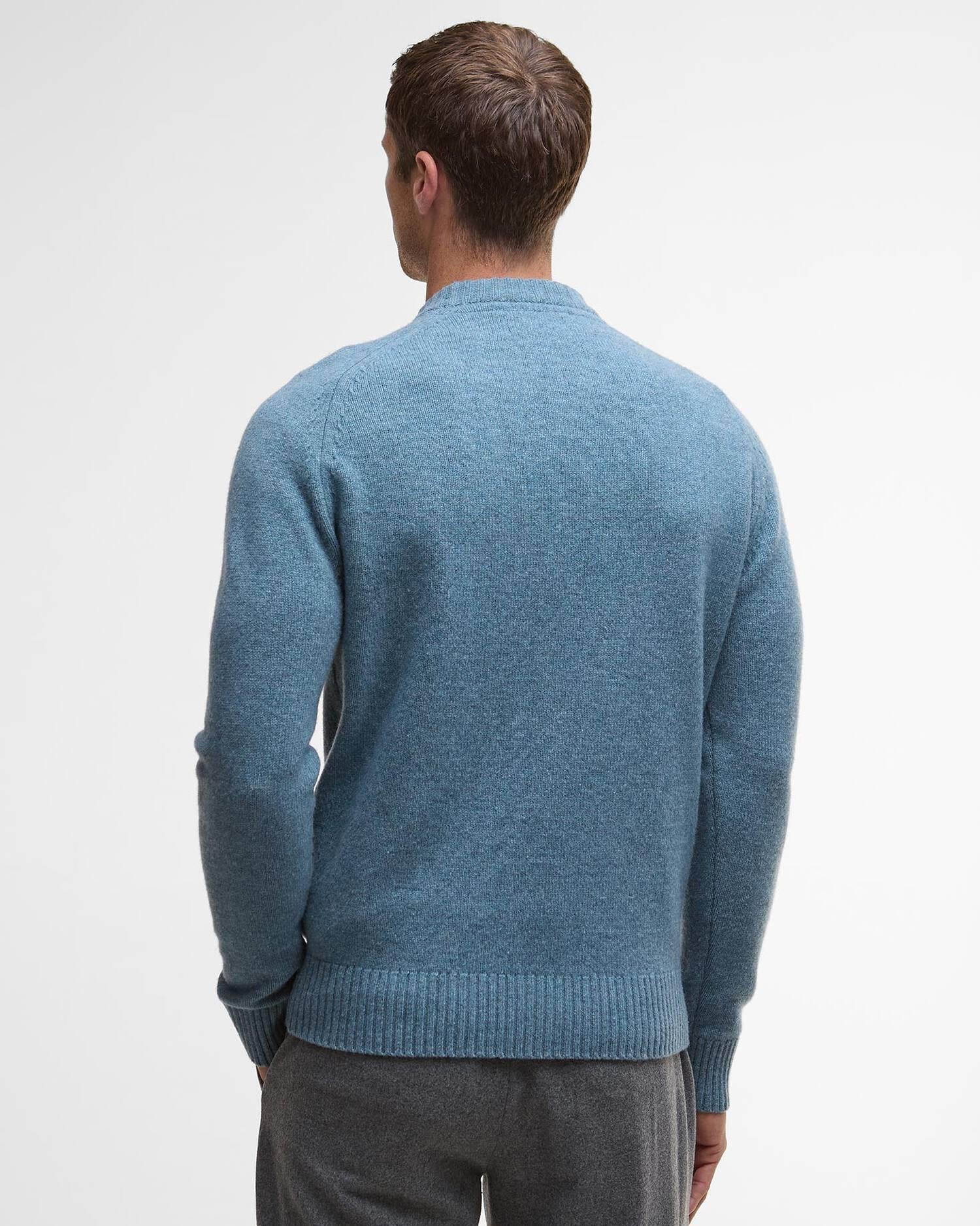 Grangetown Crew Neck Sweater- Bluestone