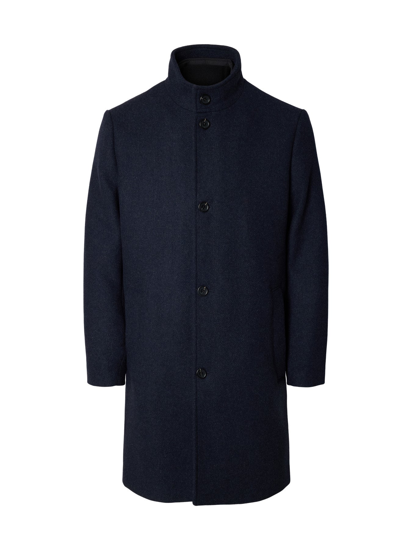 Rainar wool blend coat - Sky captain melange