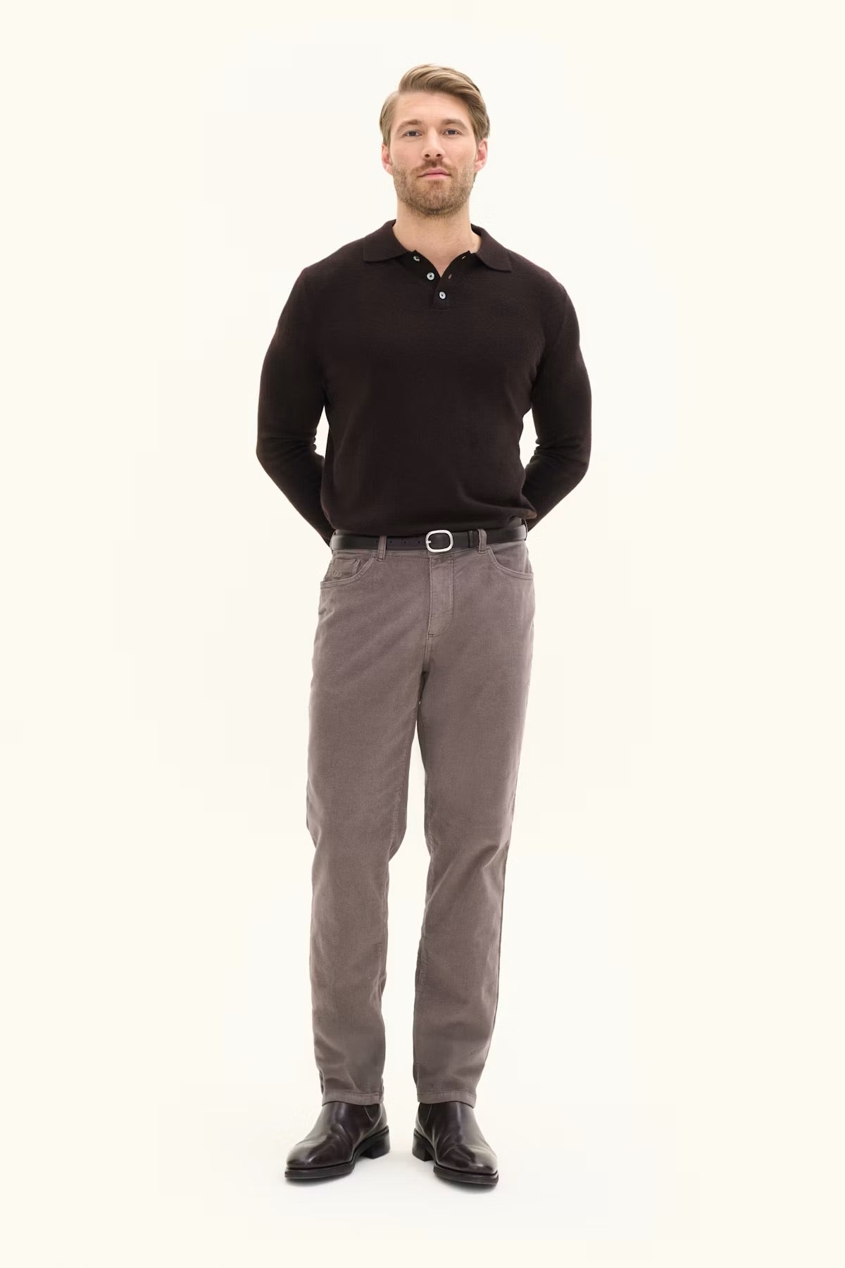 Pepe poloshirt - Brown flannel