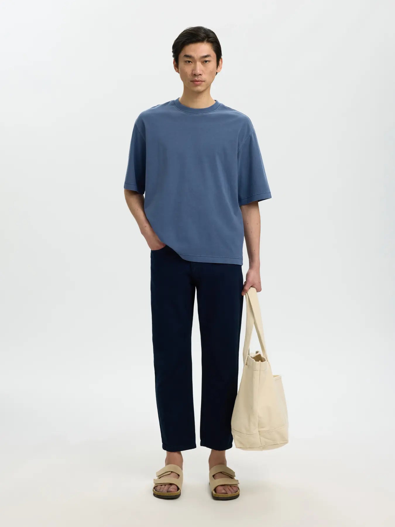 BoxyCory ss o-neck tee- Naval academy