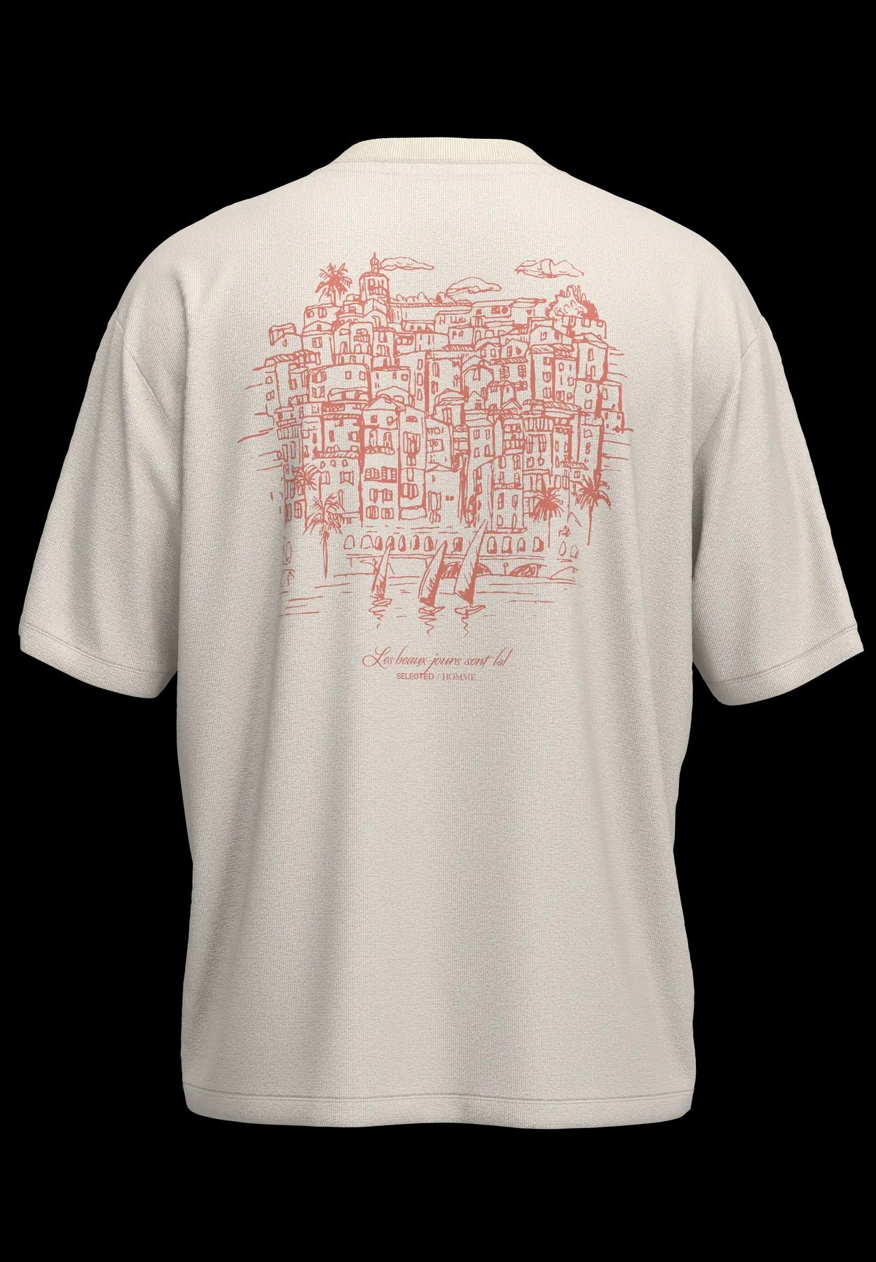 Looseoscar graphic tee ss - Oatmeal