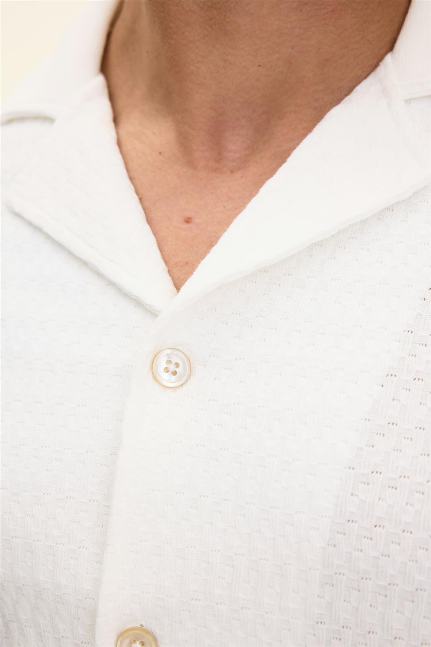 Kirk knitted shirt - Snow White 904