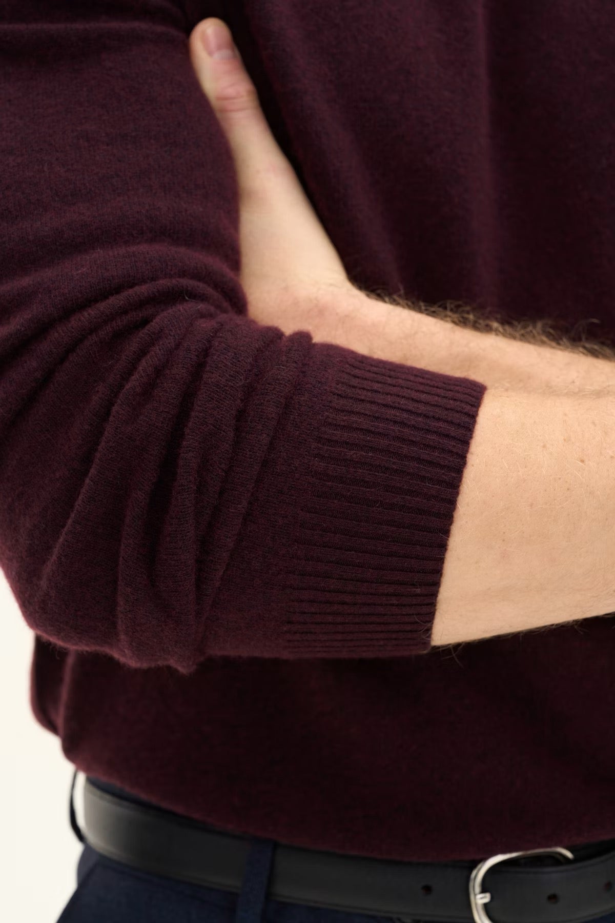 Valter roundneck- Cherry red