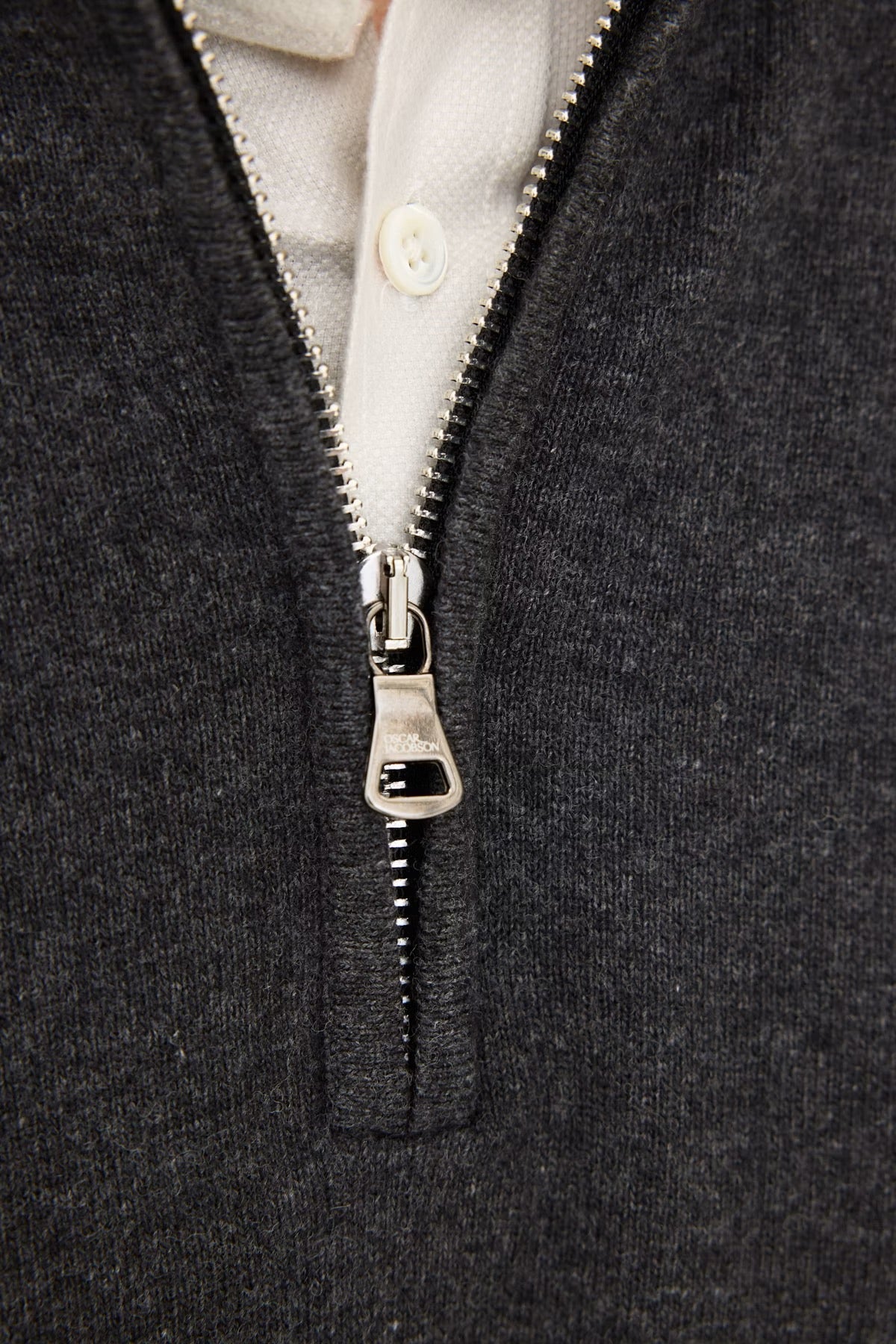 Patton halfzip - Dk grey