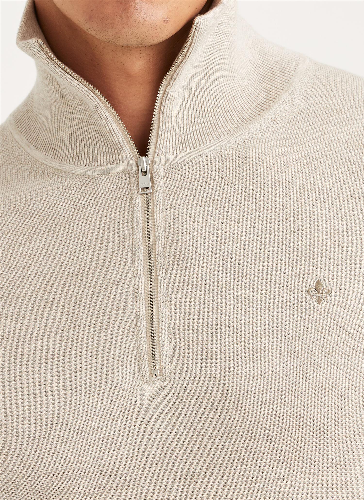 Jake Half Zip- Khaki