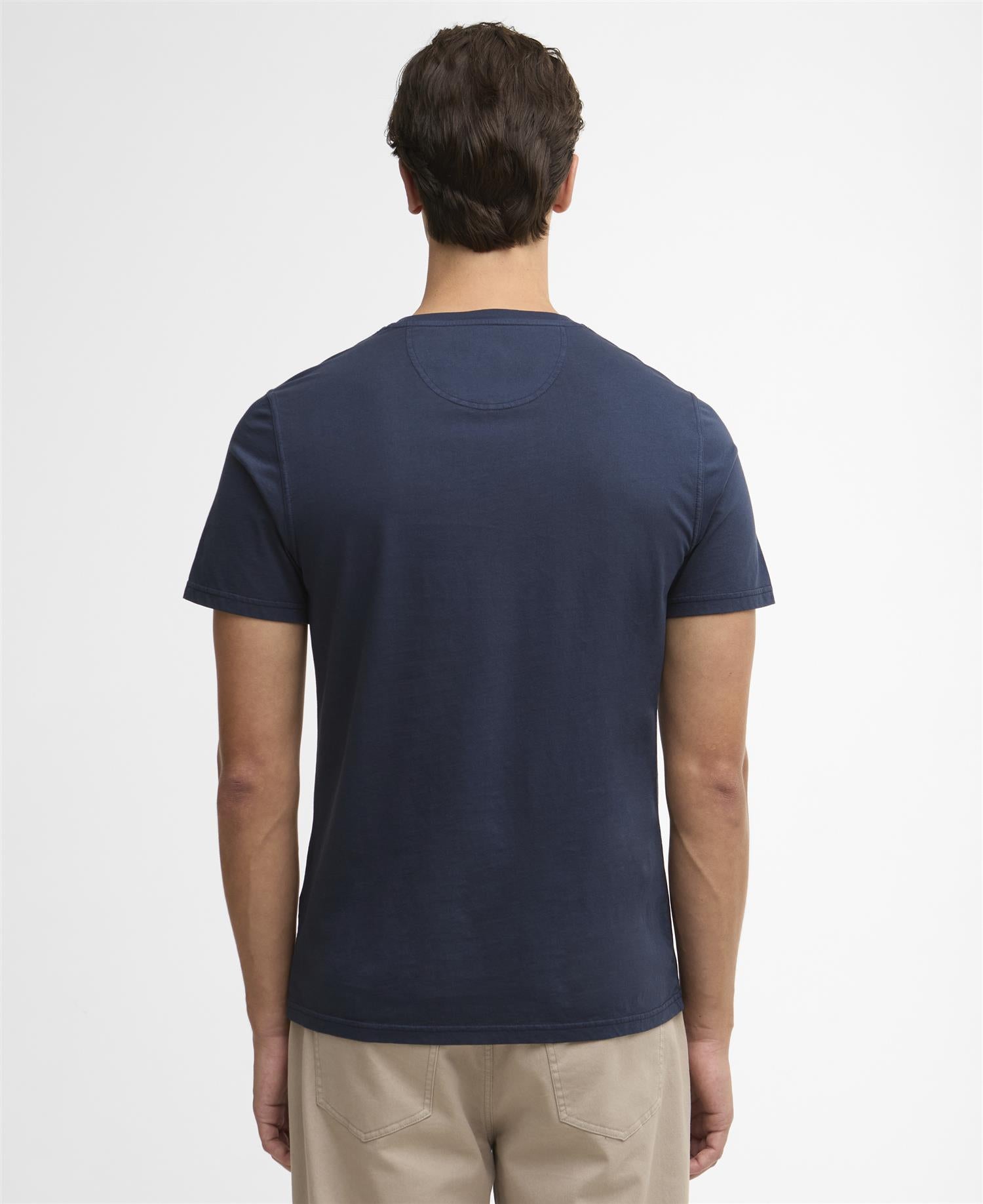 Tartan T-Shirt- washed navy