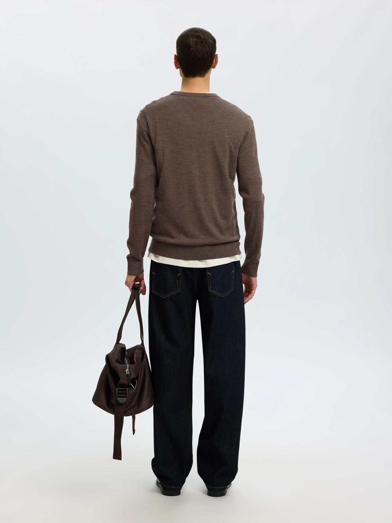 Tray LS Knit Merino Crew Neck- Delicioso