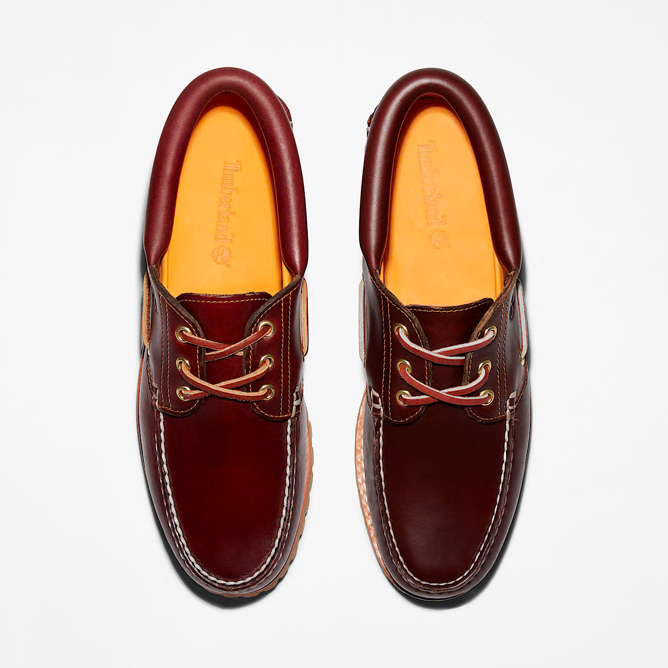 Authentic boat shoe 3 eye lug sole - Burgundy