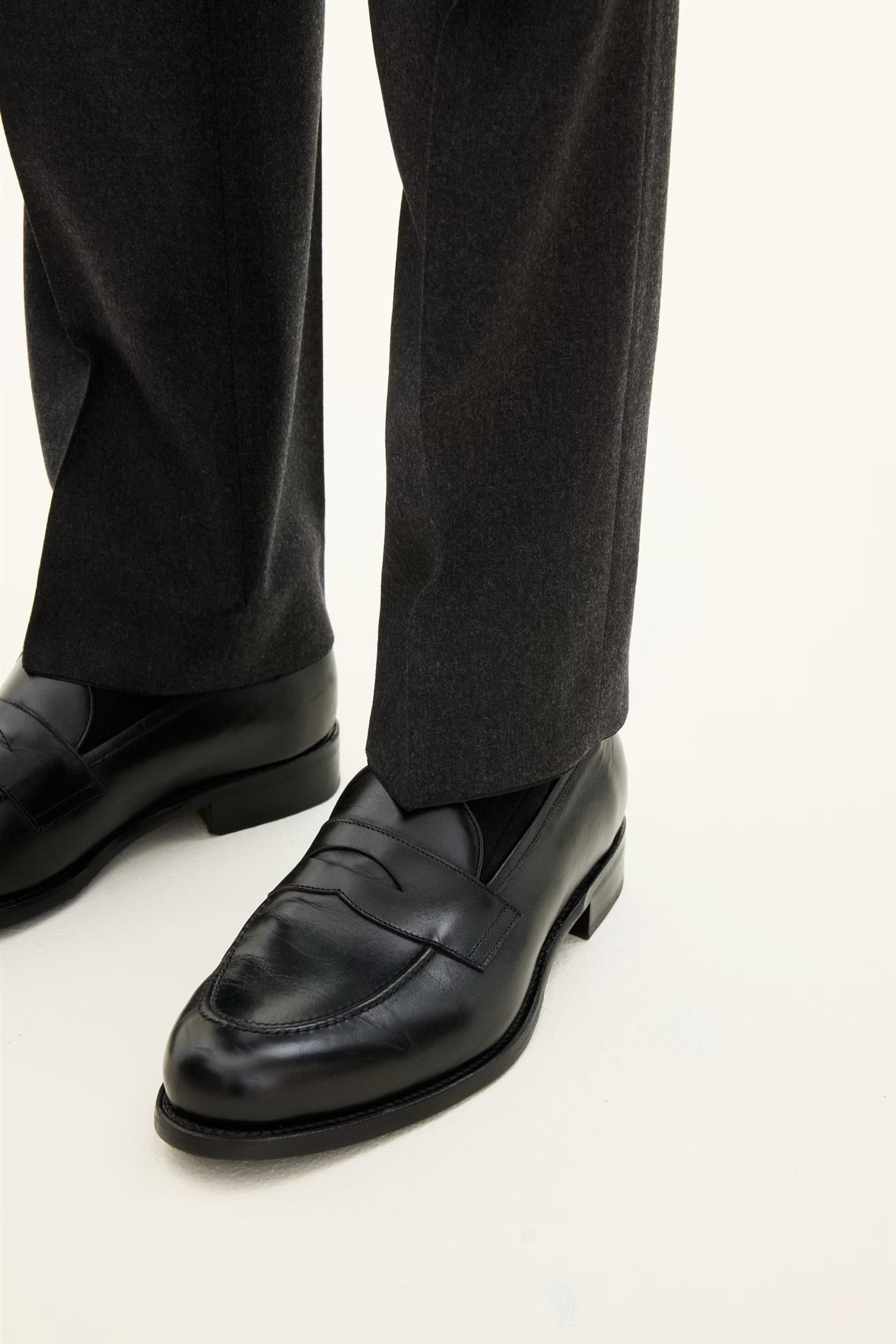 Delon side adjuster trousers- Dark grey