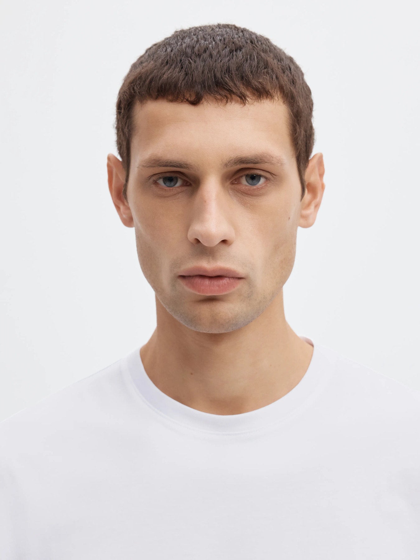 Mount ss o-neck tee - Bright white