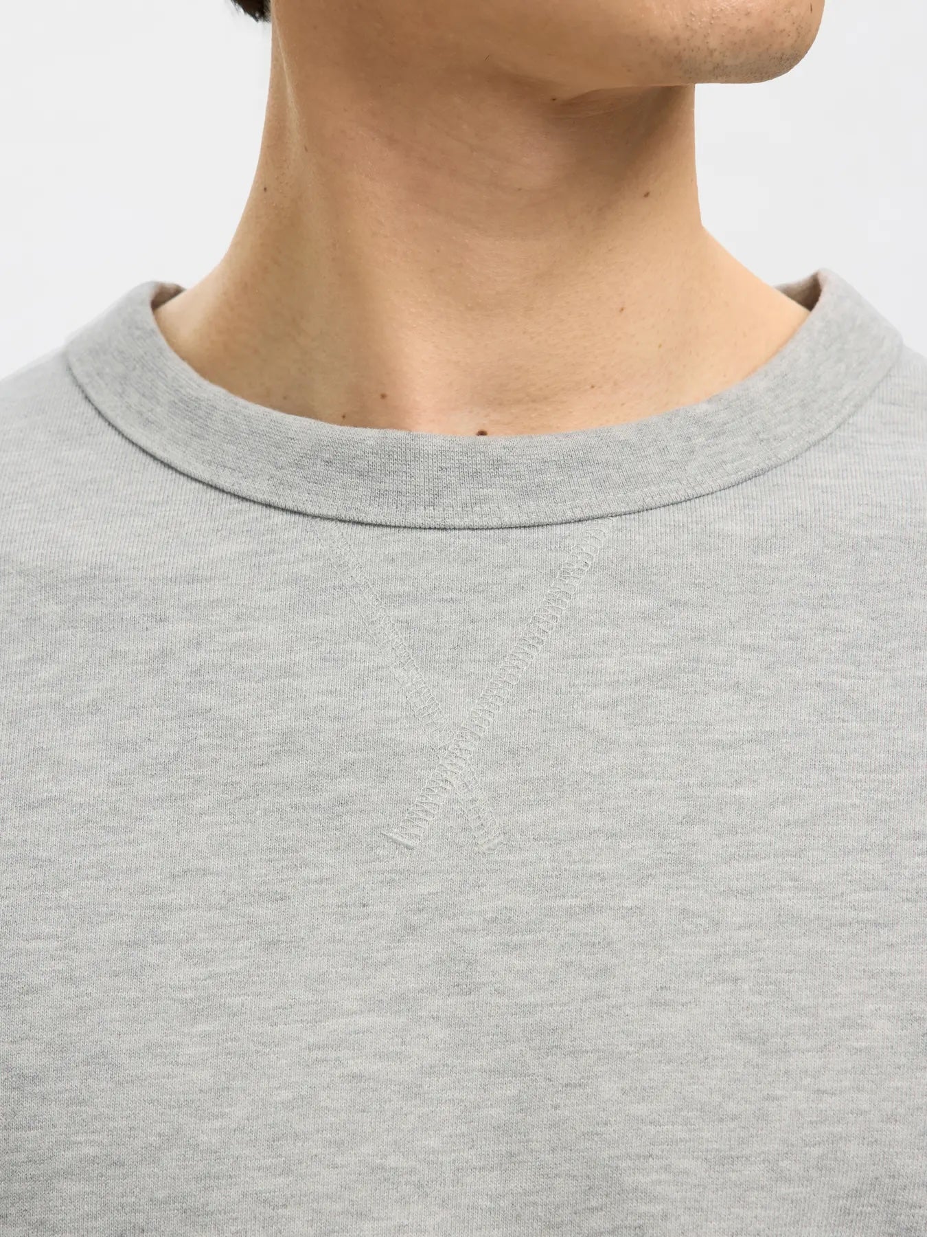 Relaxluke ls sweatshirt- Grey melange