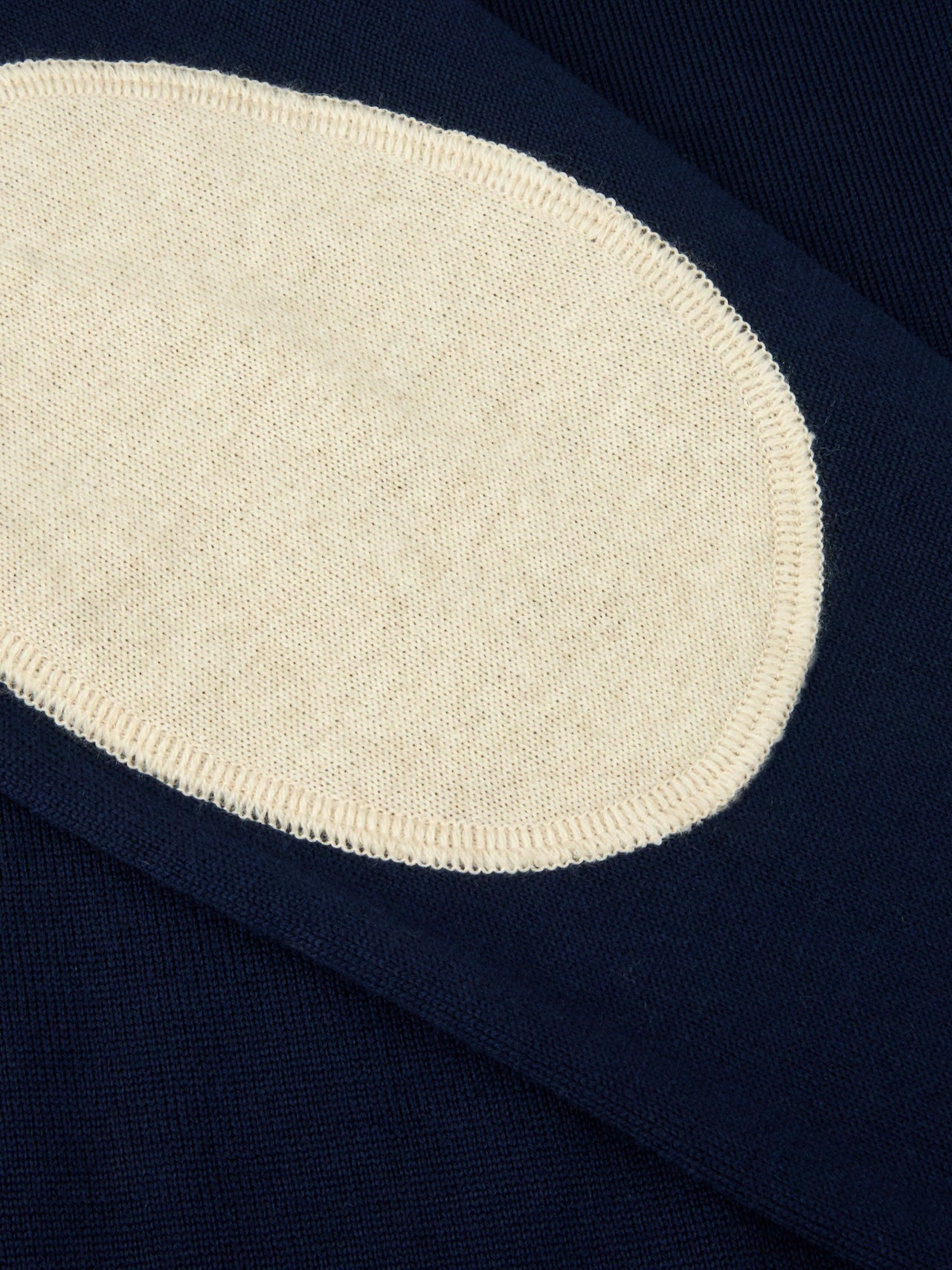 Merinogenser rund hals - Navy