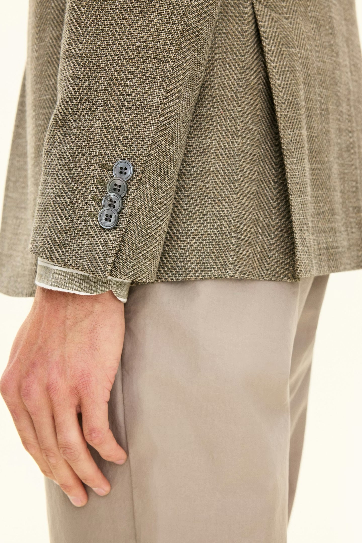 Ferry patch soft blazer - Battle green 866