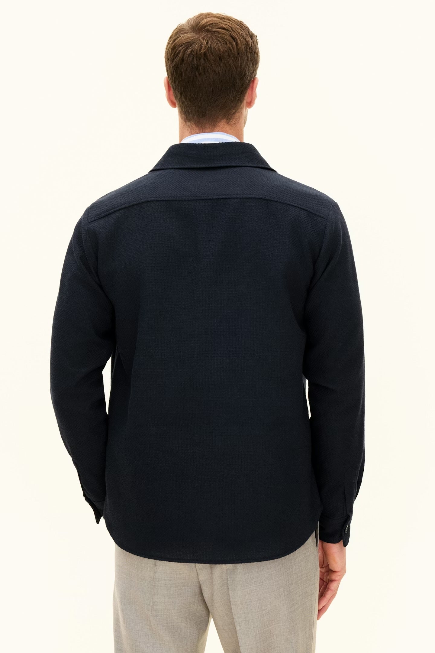 Magnus shirt jacket - Navy