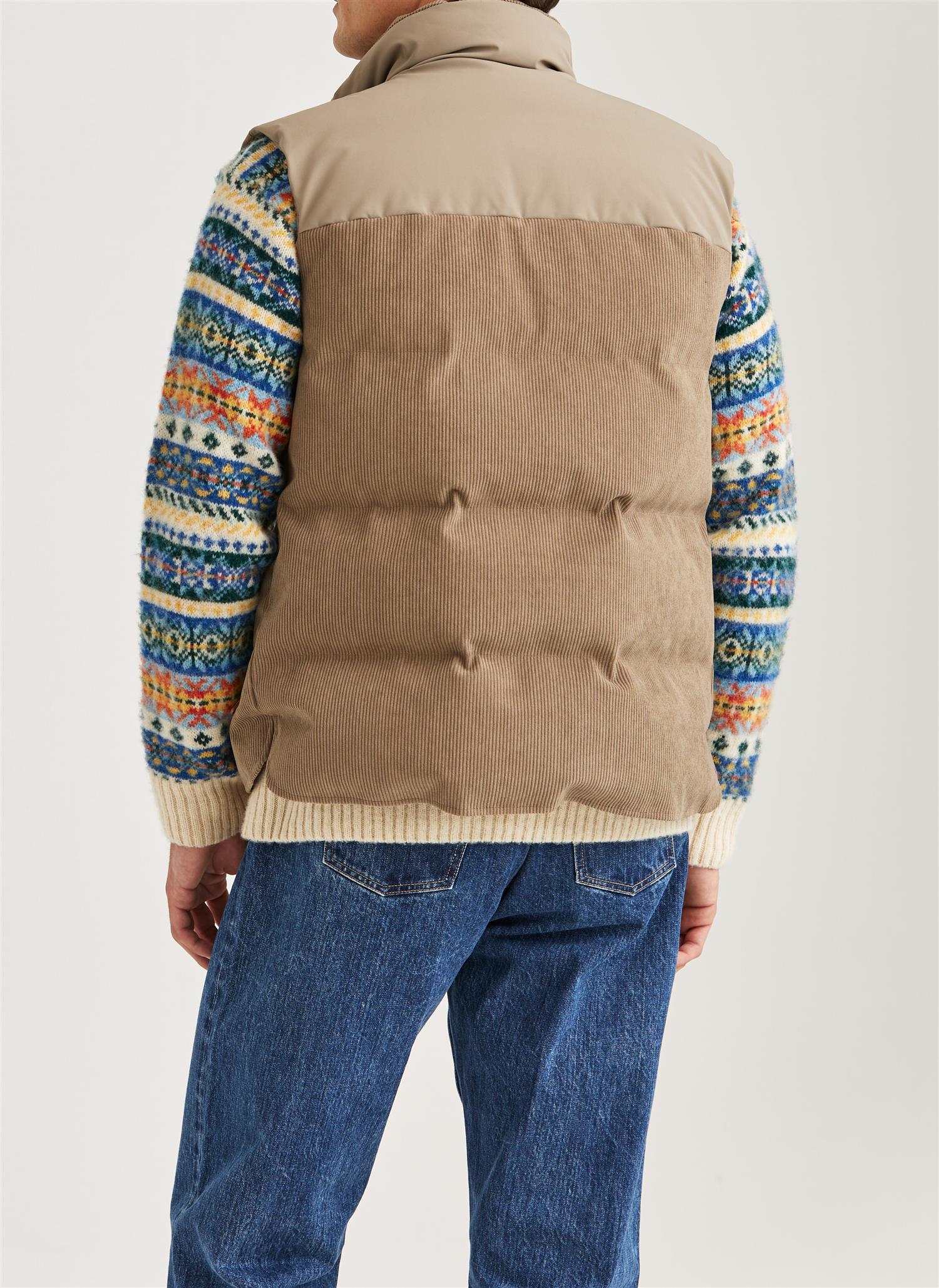 Catton Puffer Vest- Khaki