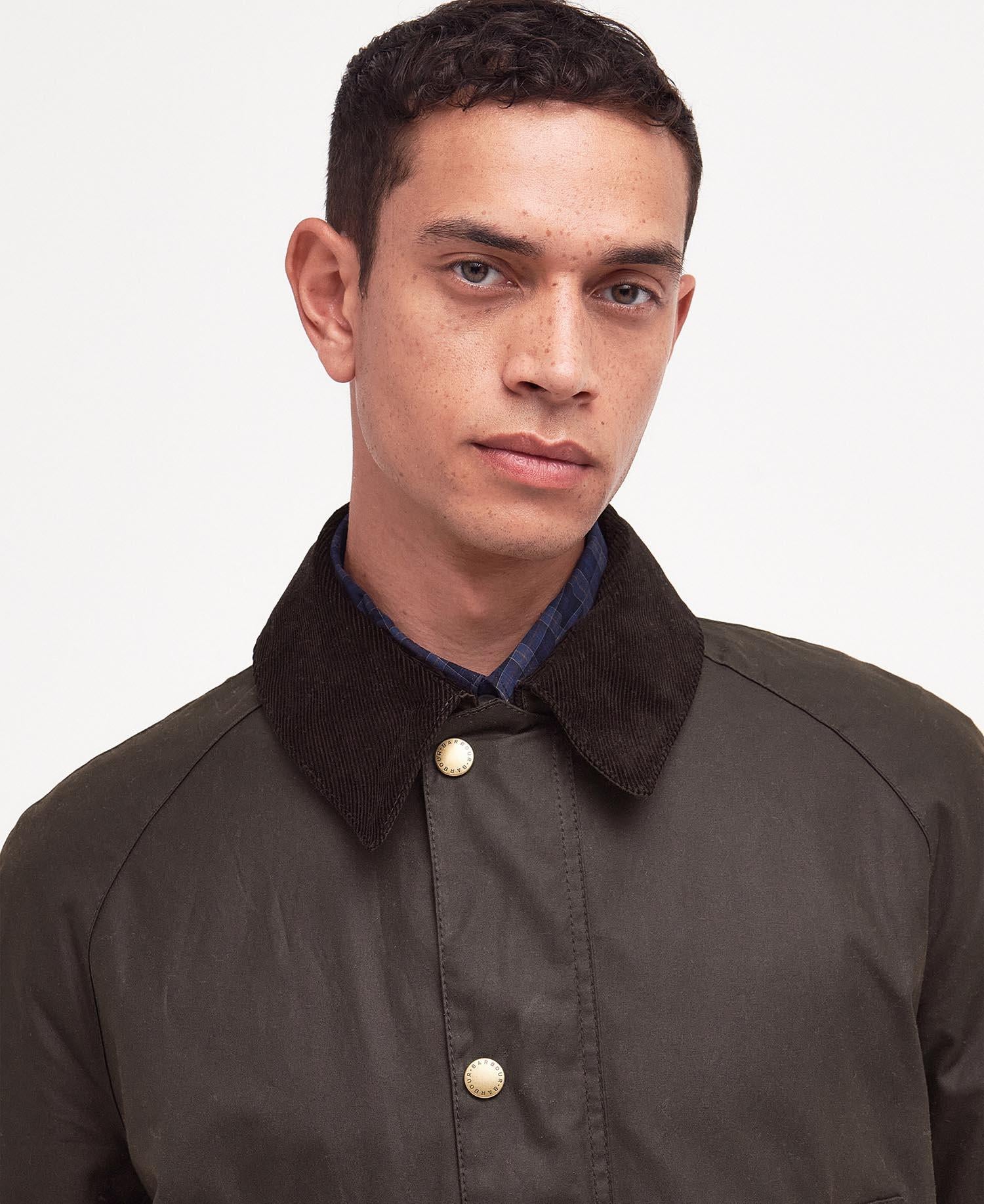 Ashby wax jacket - Olive