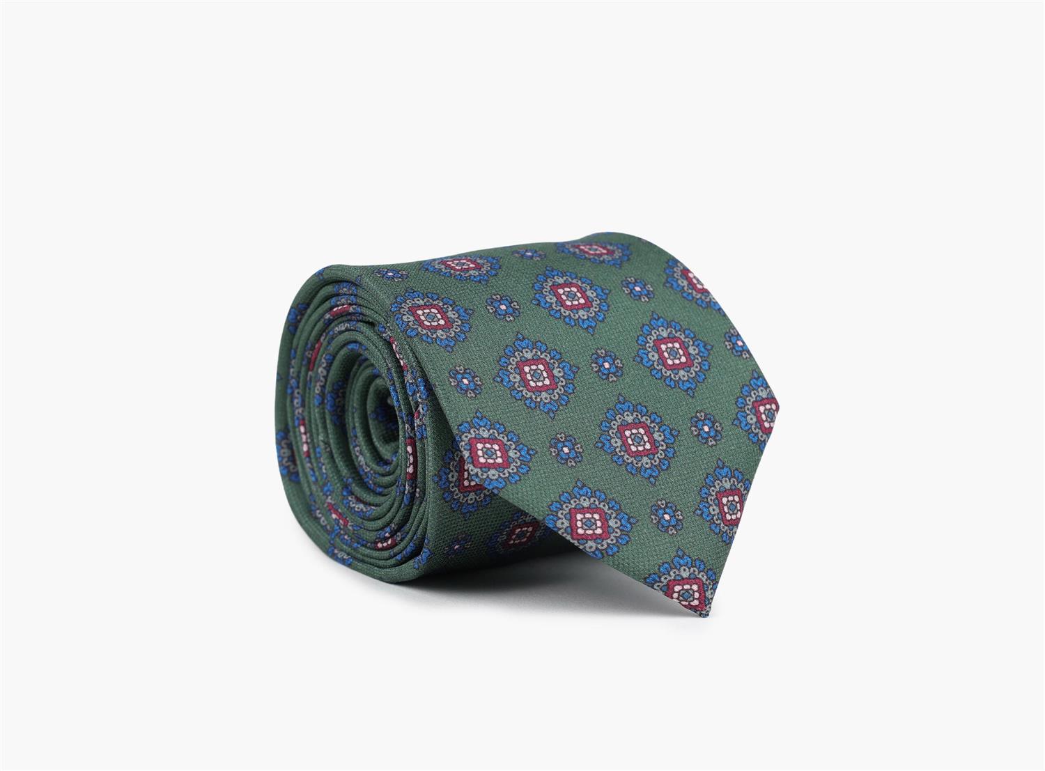 Ole silk tie - Grønn