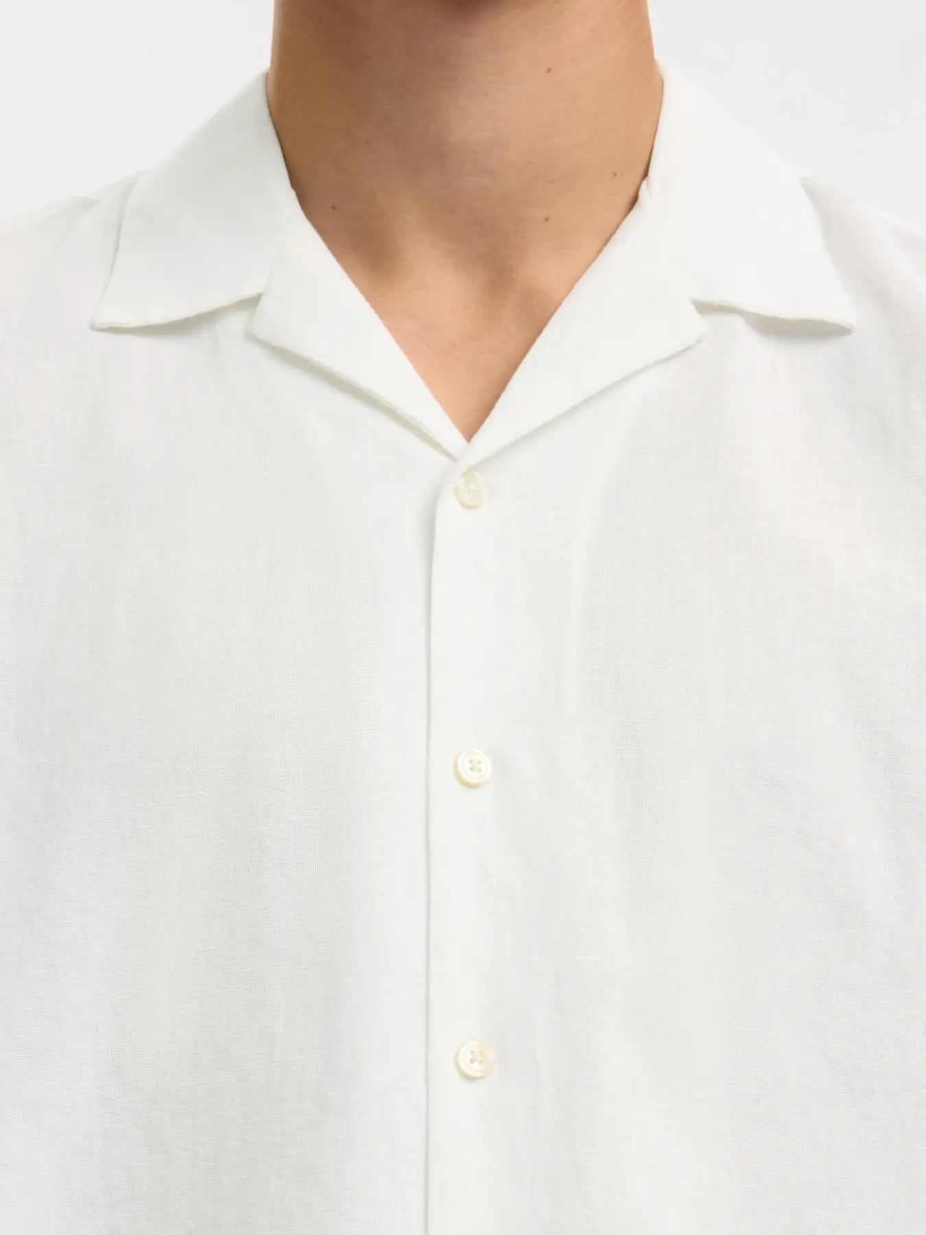 Rlxclay linebl ss shirt - Bright white