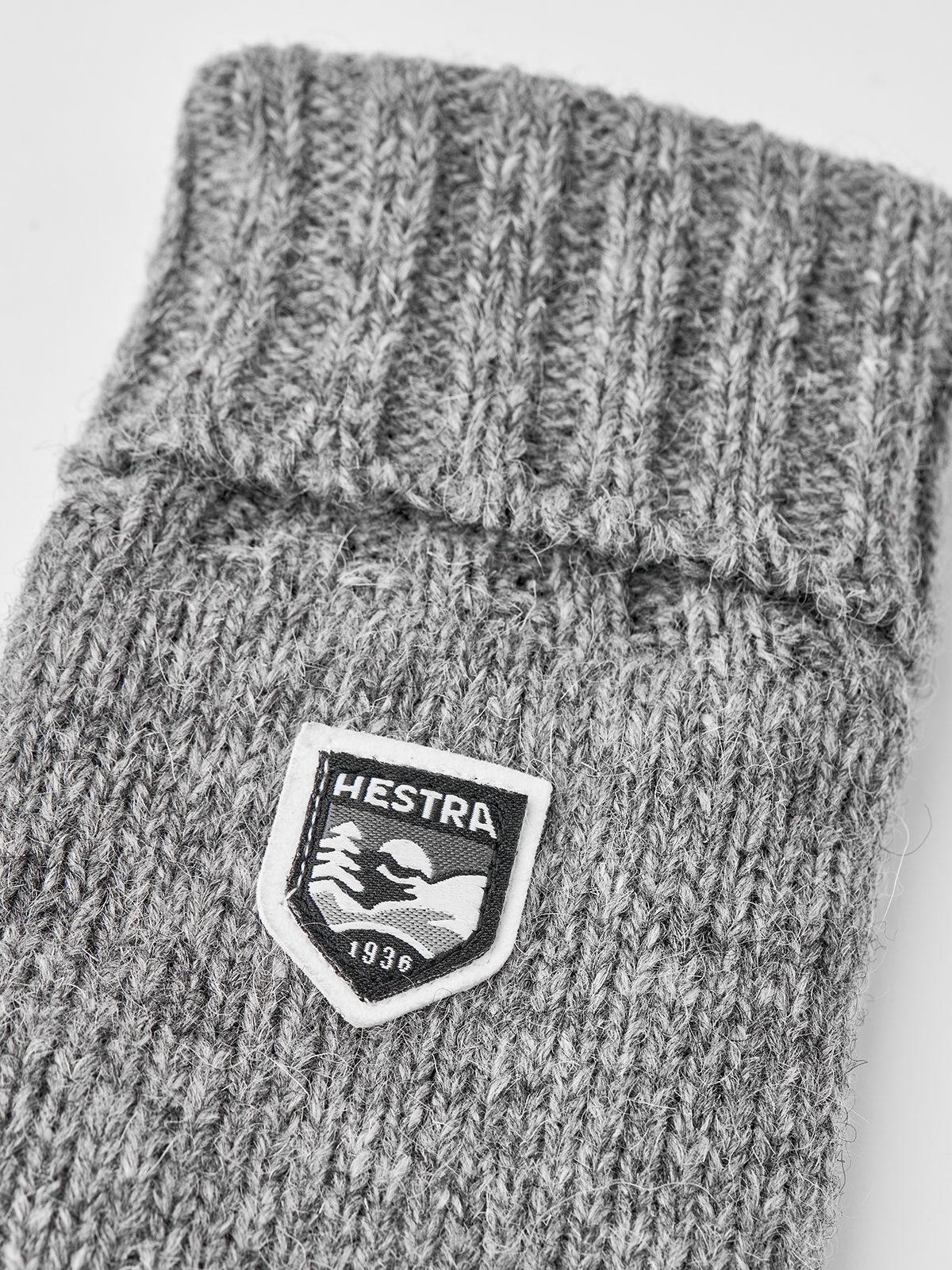 Basic wool glove- Lys grå