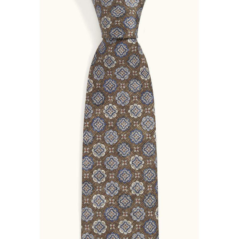Slips silke - Dark mud brown