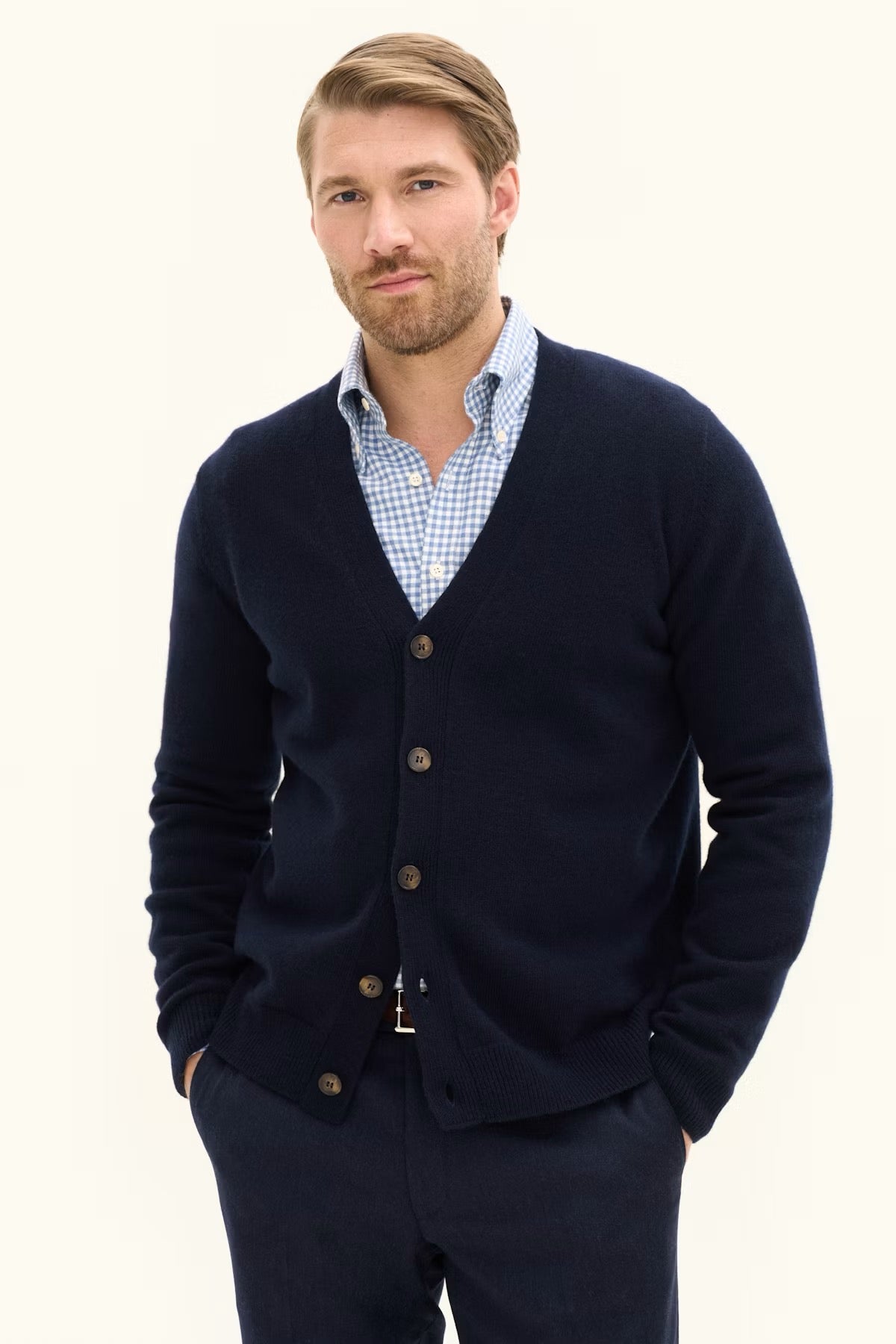 Eduardo cardigan- Navy