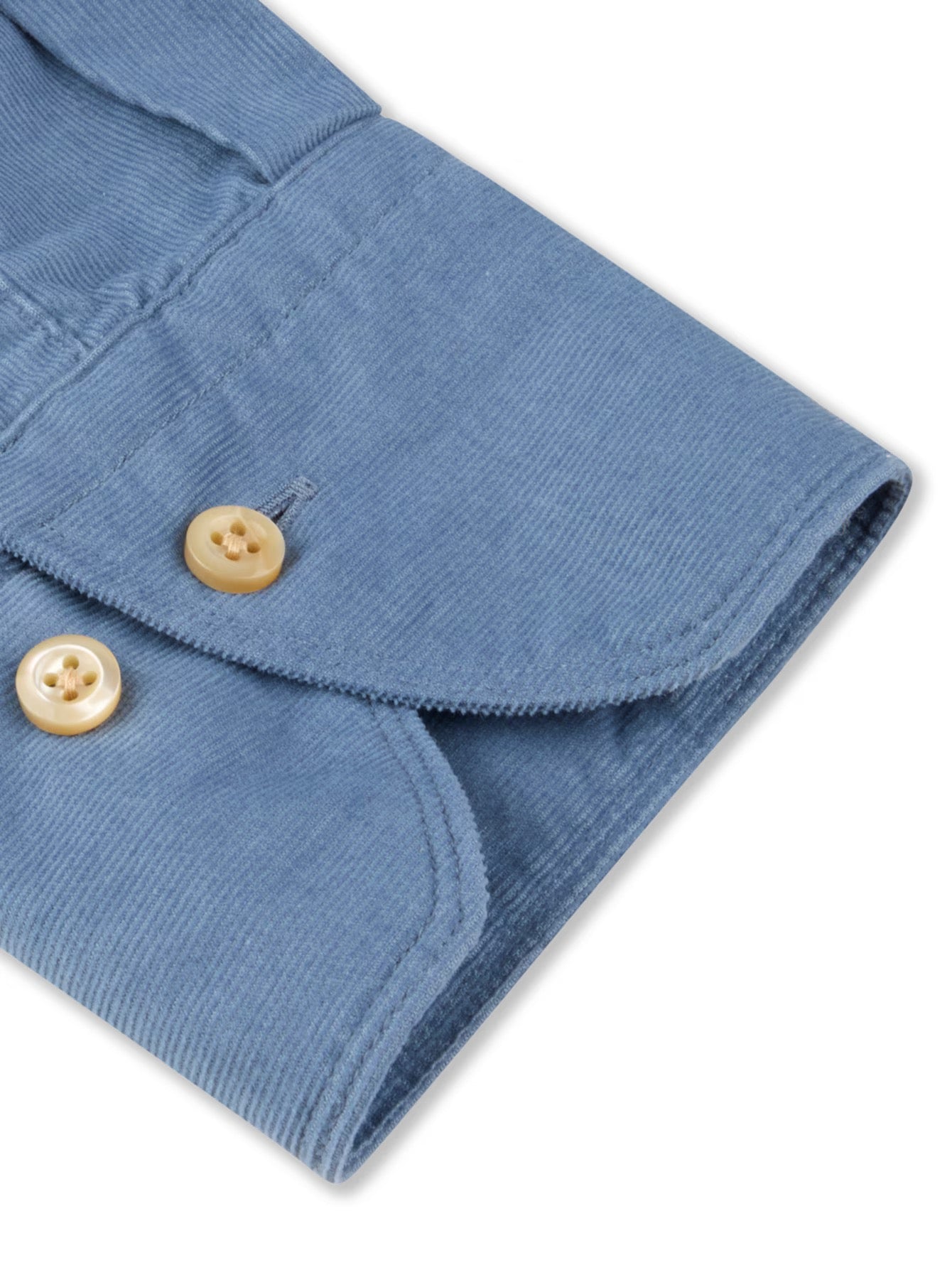 Slimline cord shirt casual- Blue 120