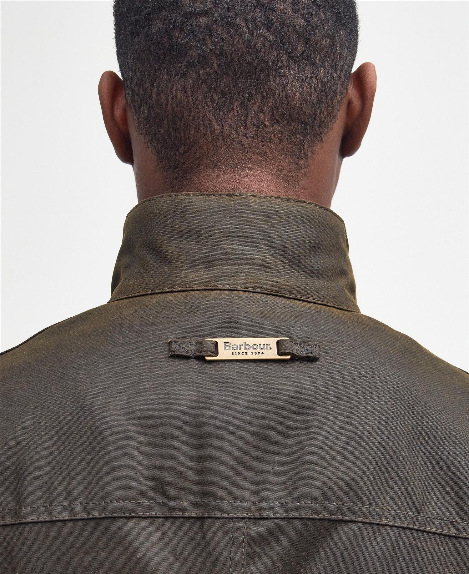 Ogston wax jacket- Olive