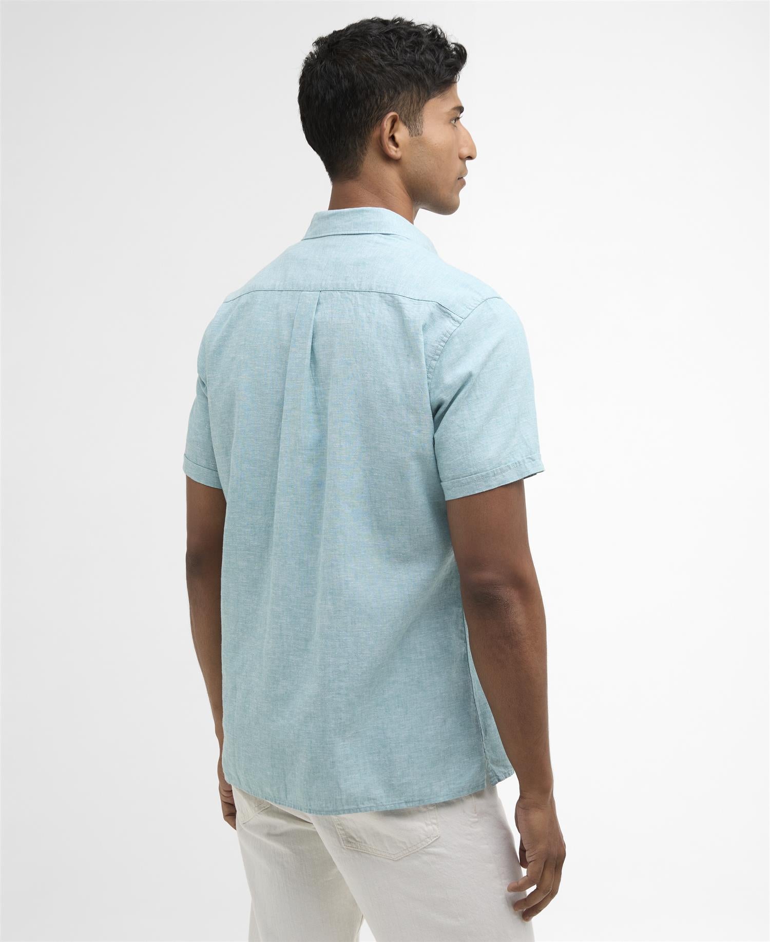 Nelson SS Shir- Light teal