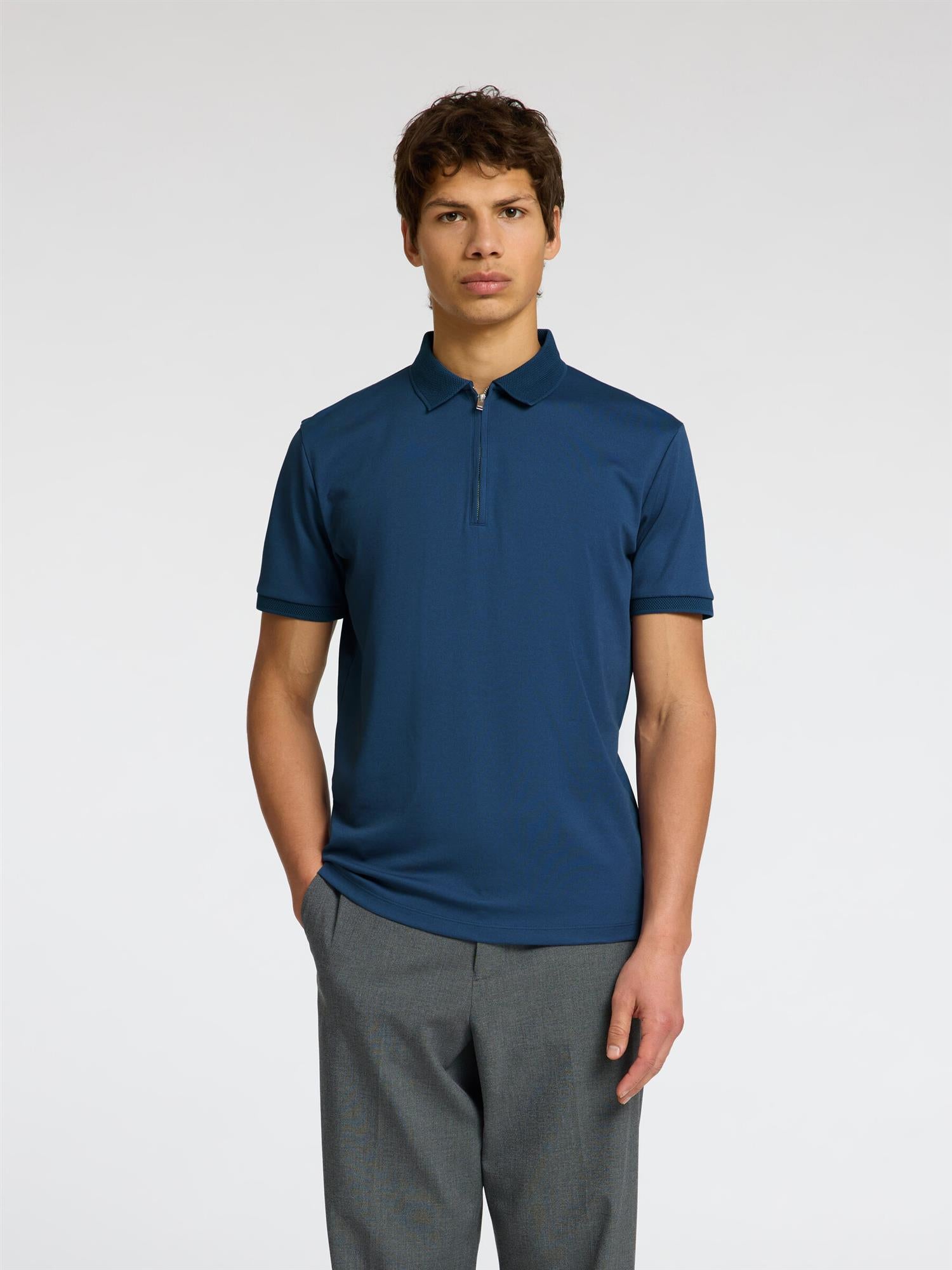 Fave zip ss polo- Oceana