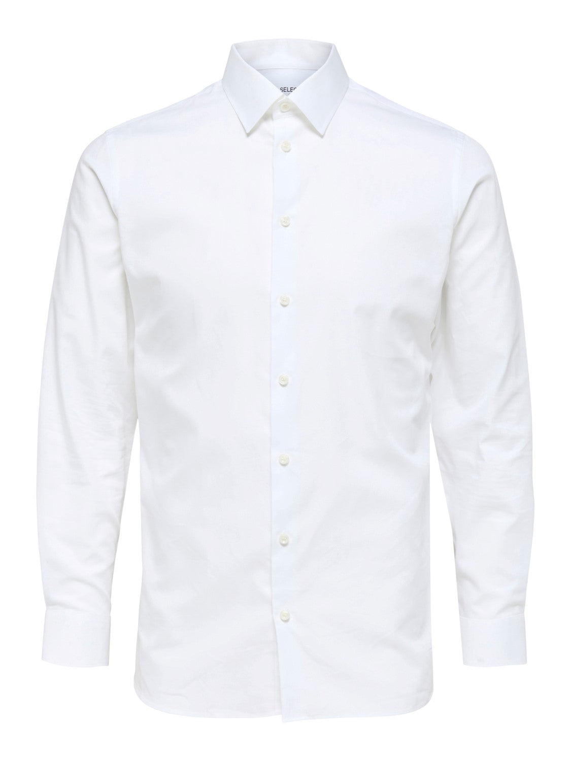 Ethan Slim Shirt LS Classic Bright white