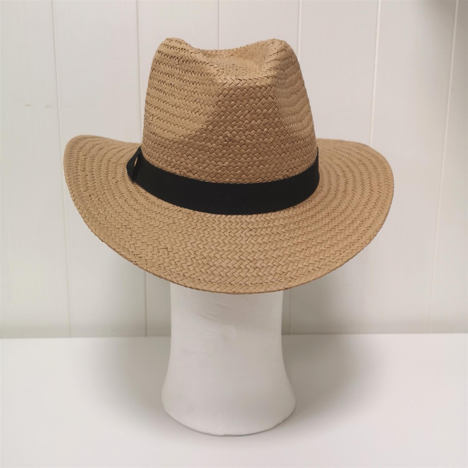 Classic Unisex Panama Hat Beige