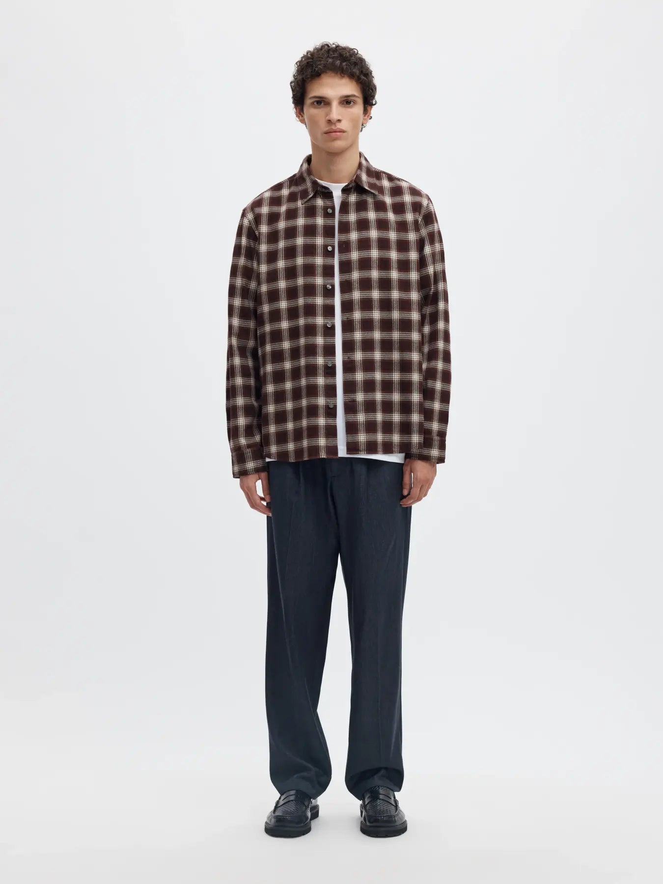 Claus noah brush twist ls - Tawny port/brown