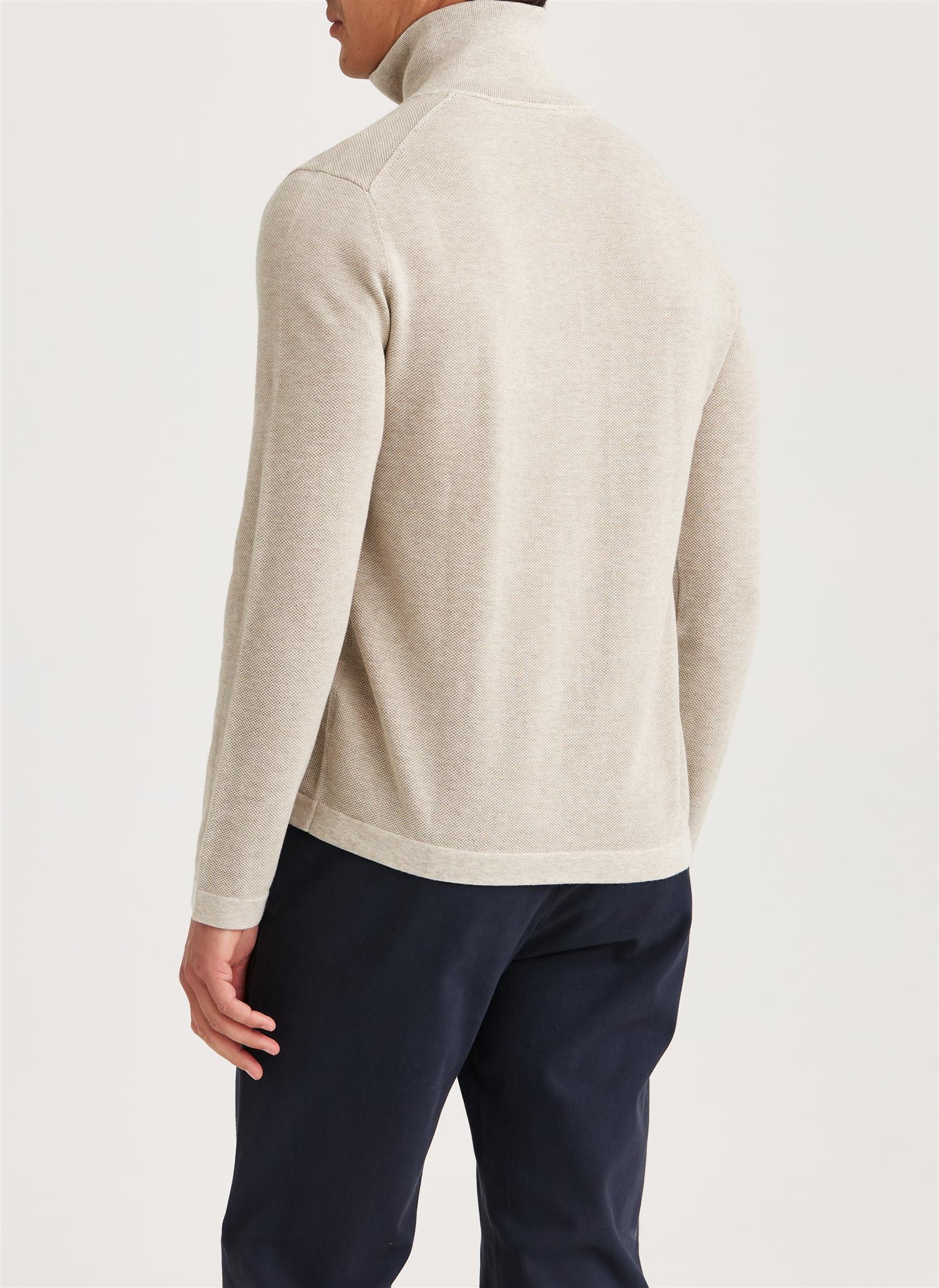 Jake Half Zip- Khaki