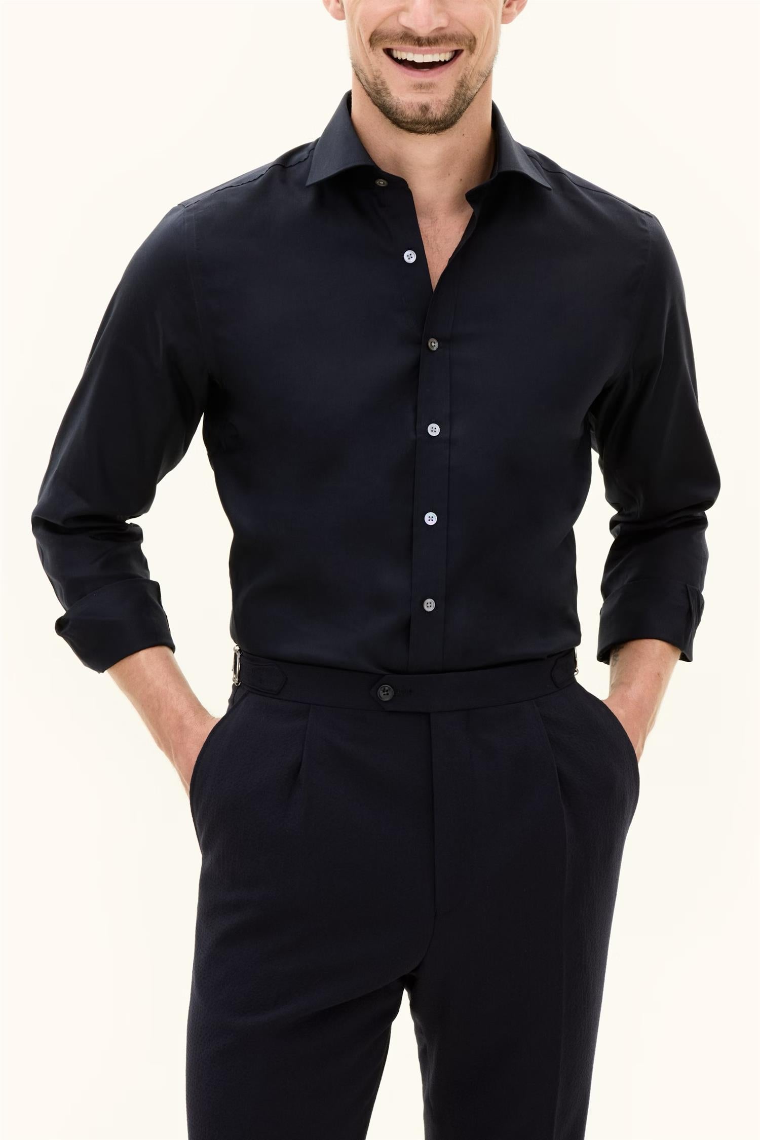 Slim fit cut away - Navy