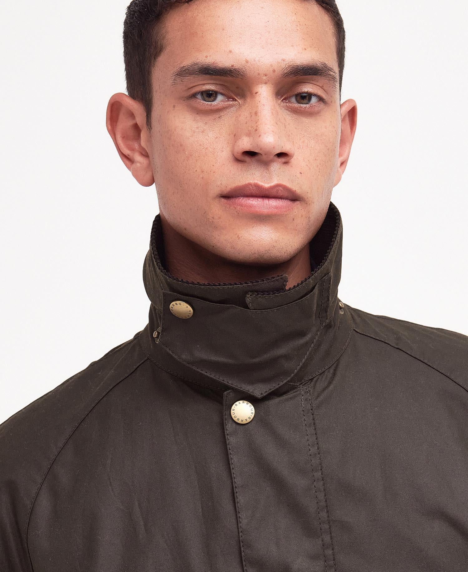 Ashby wax jacket - Olive