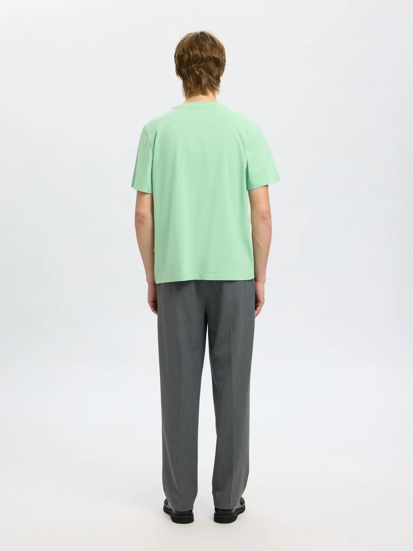 Aspen ss o-neck tee- Hemlock
