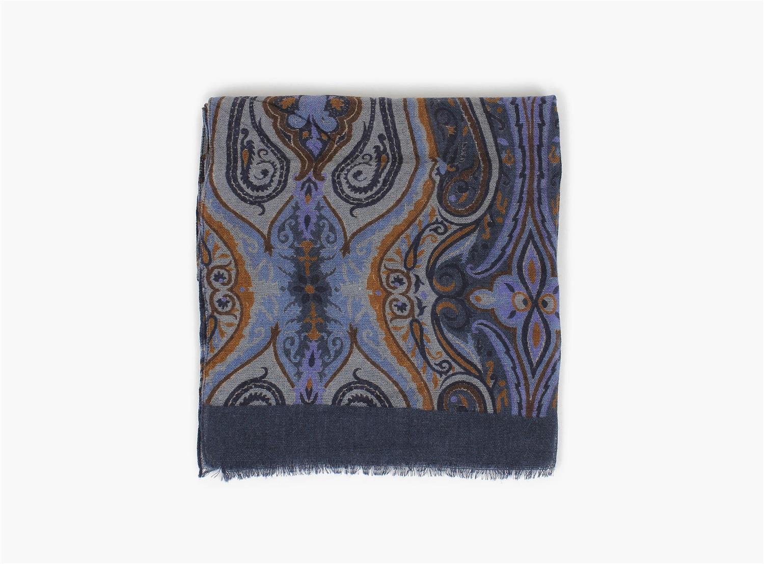 Melwin wool scarf - Marine