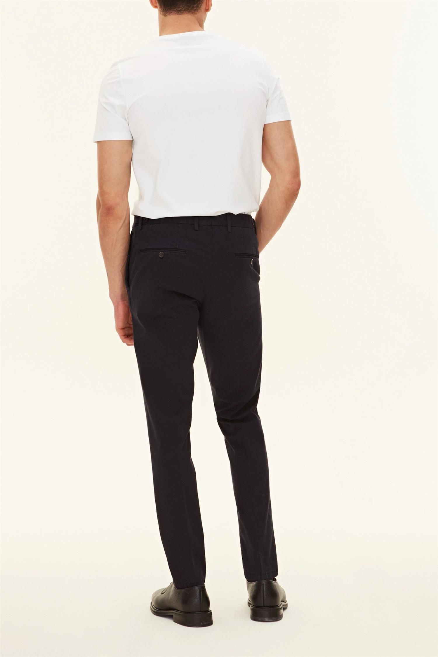 Danwick trousers - Navy sea blue